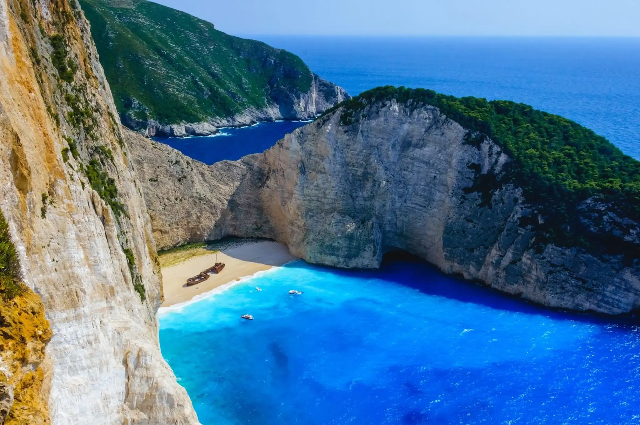 Pláž Navagio.