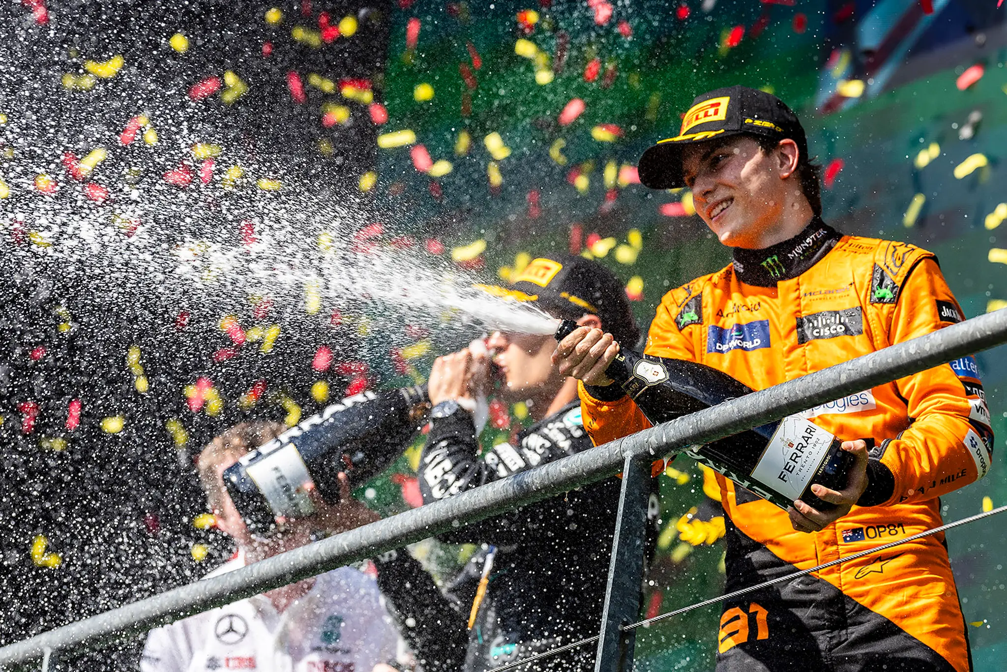 Oscar Piastri z McLarenu mal dôvod na radosť.