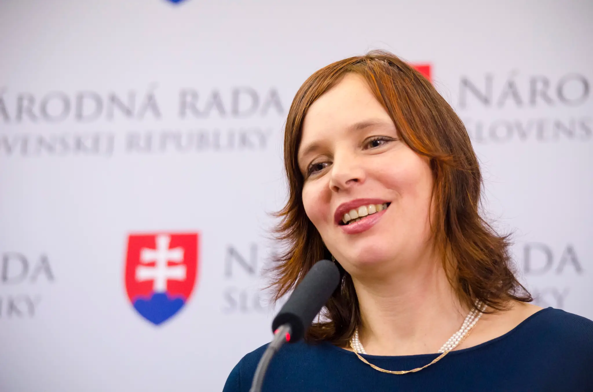 Na snímke Veronika Remišová (OĽaNO-NOVA)