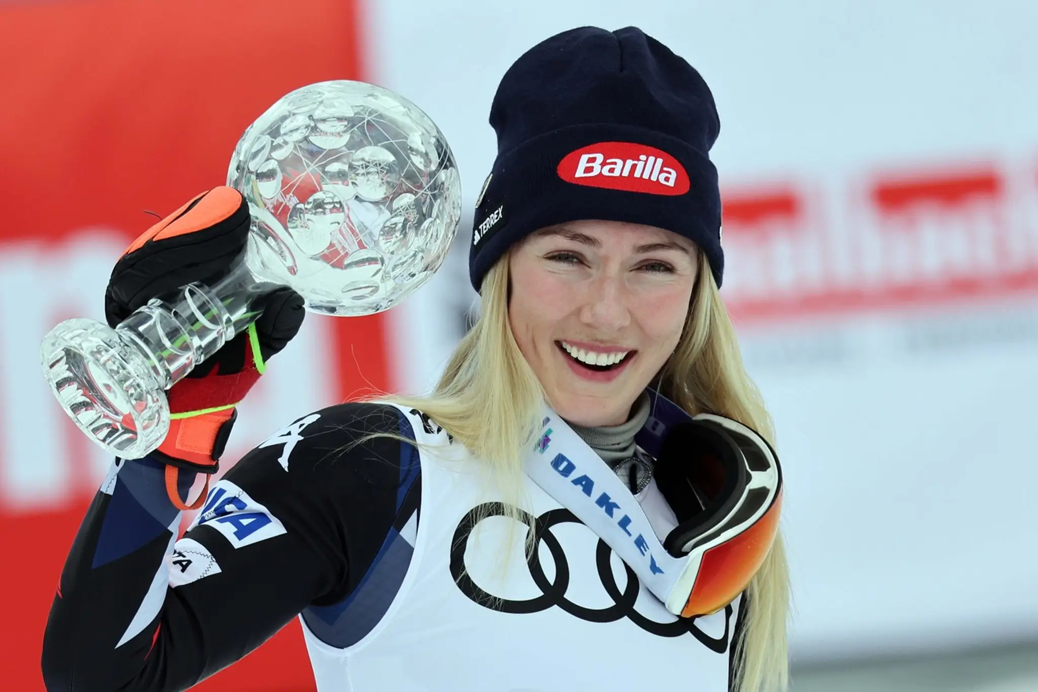 Päťnásobná celková víťazka Svetového pohára Mikaela Shiffrinová.