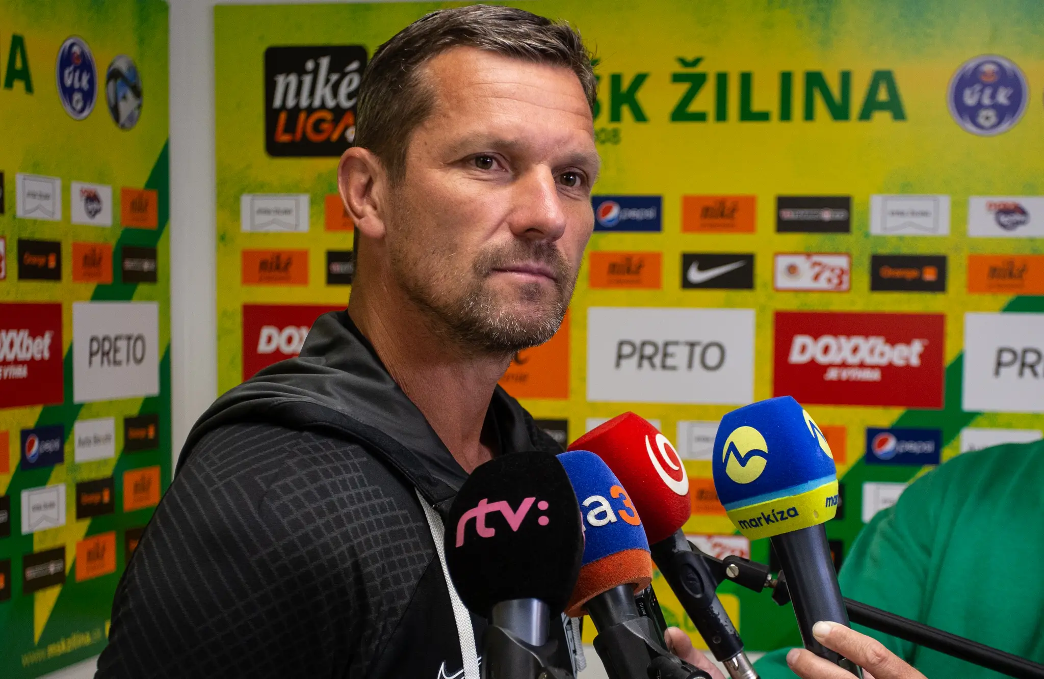Tréner Žiliny Jaroslav Hynek pred odletom tímu na duel EKL proti Gentu.
