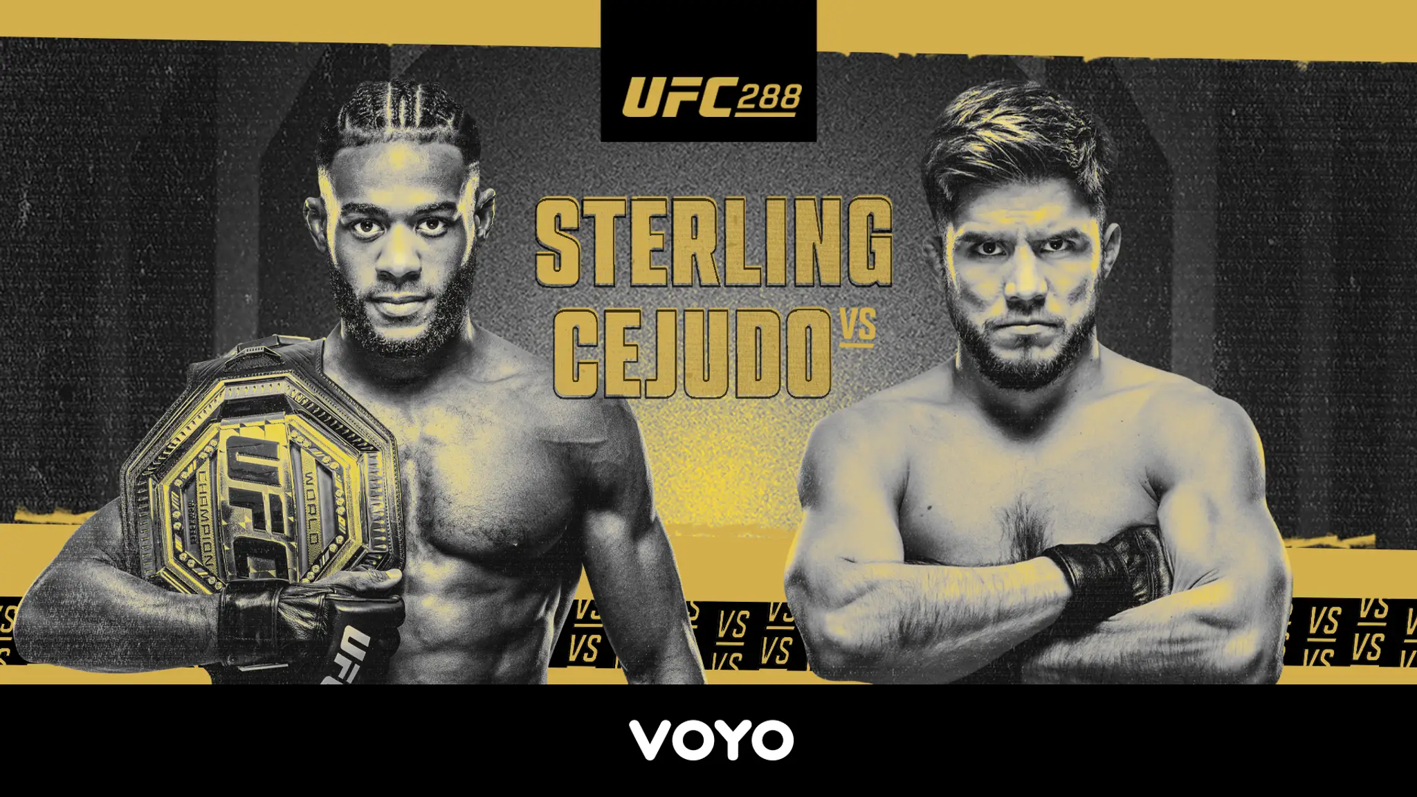 Bojovníci UFC Aljamain Sterling a Henry Cejudo.