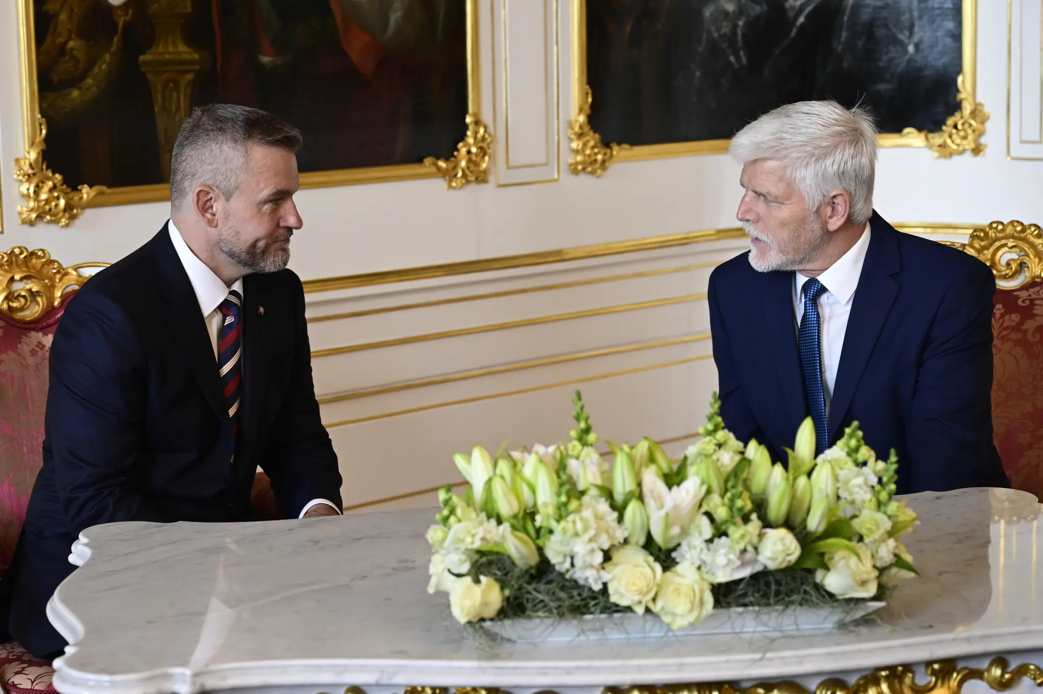 Peter Pellegrini a Petr Pavel