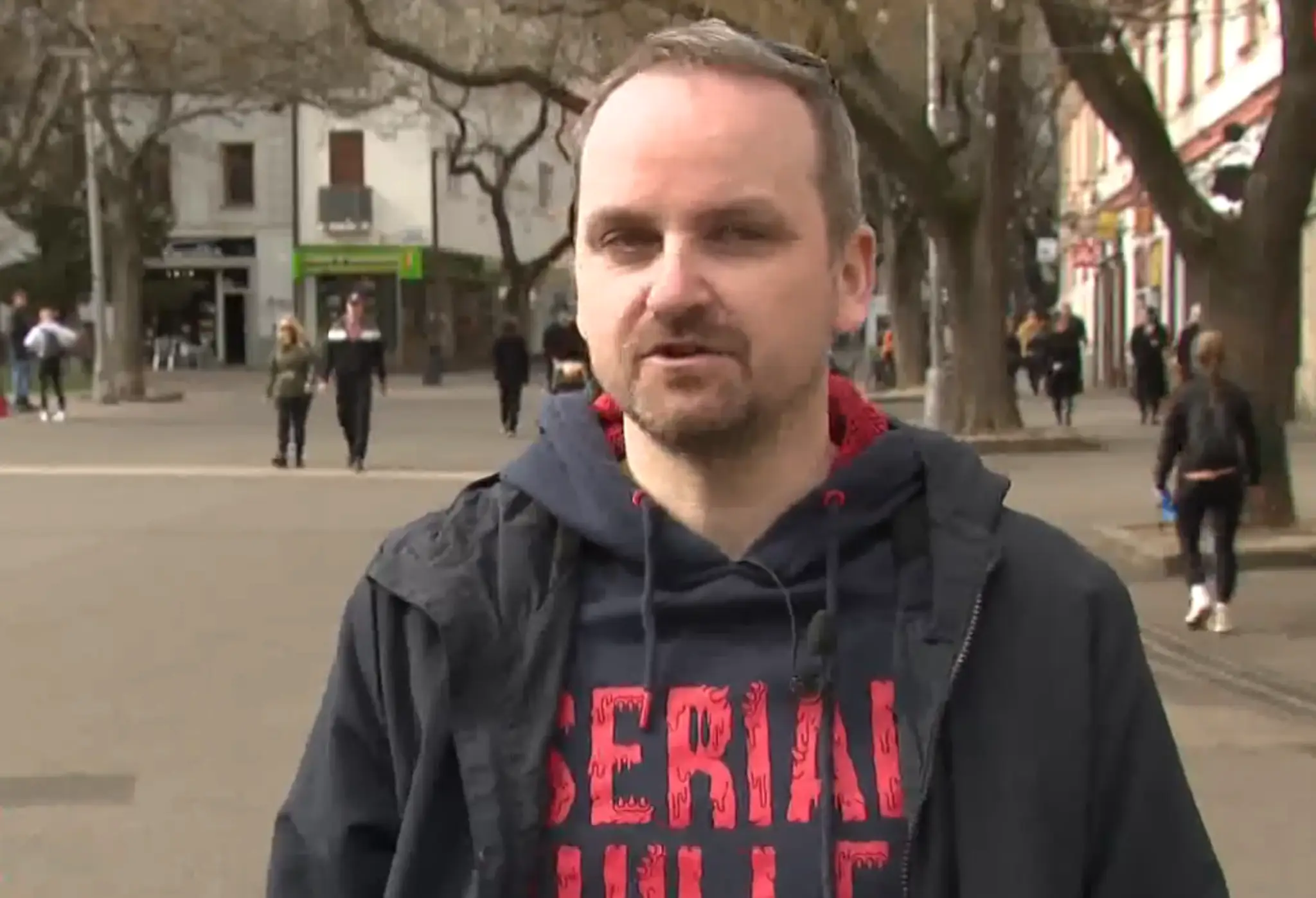 Jaroslav Hluch, organizátor flashmobu na Slovensku. 
