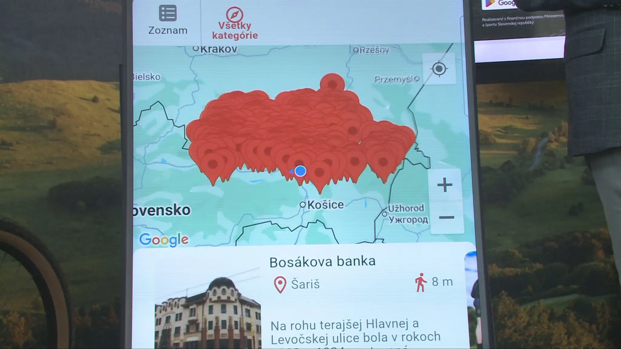 Destilačná karta aplikácia 