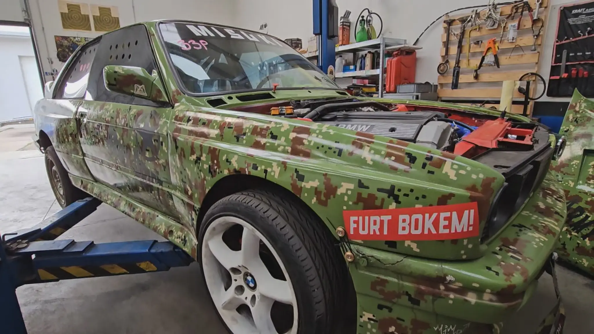 Drifterské auto Rominy