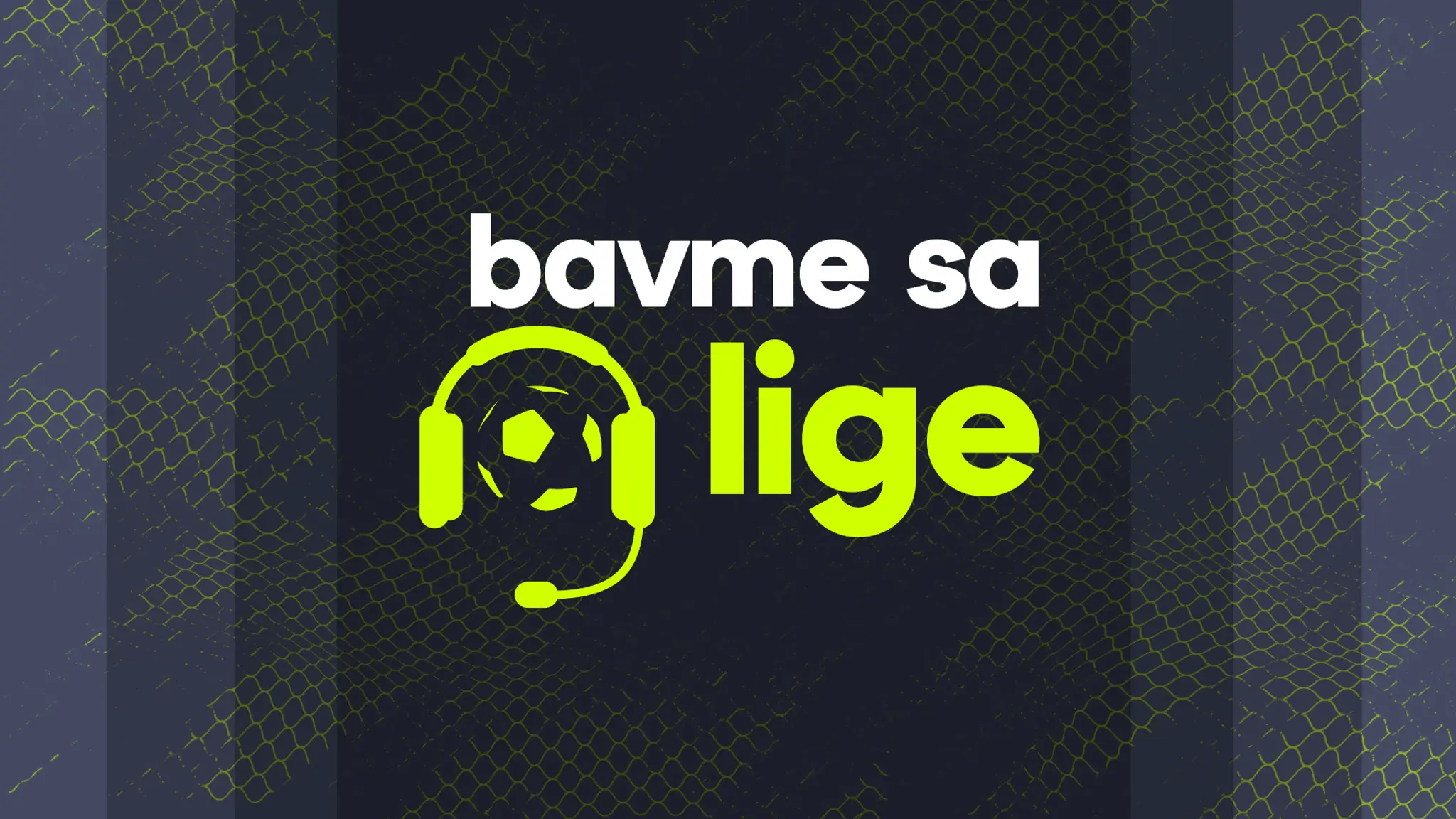 Logo podcastu Bavme sa o lige