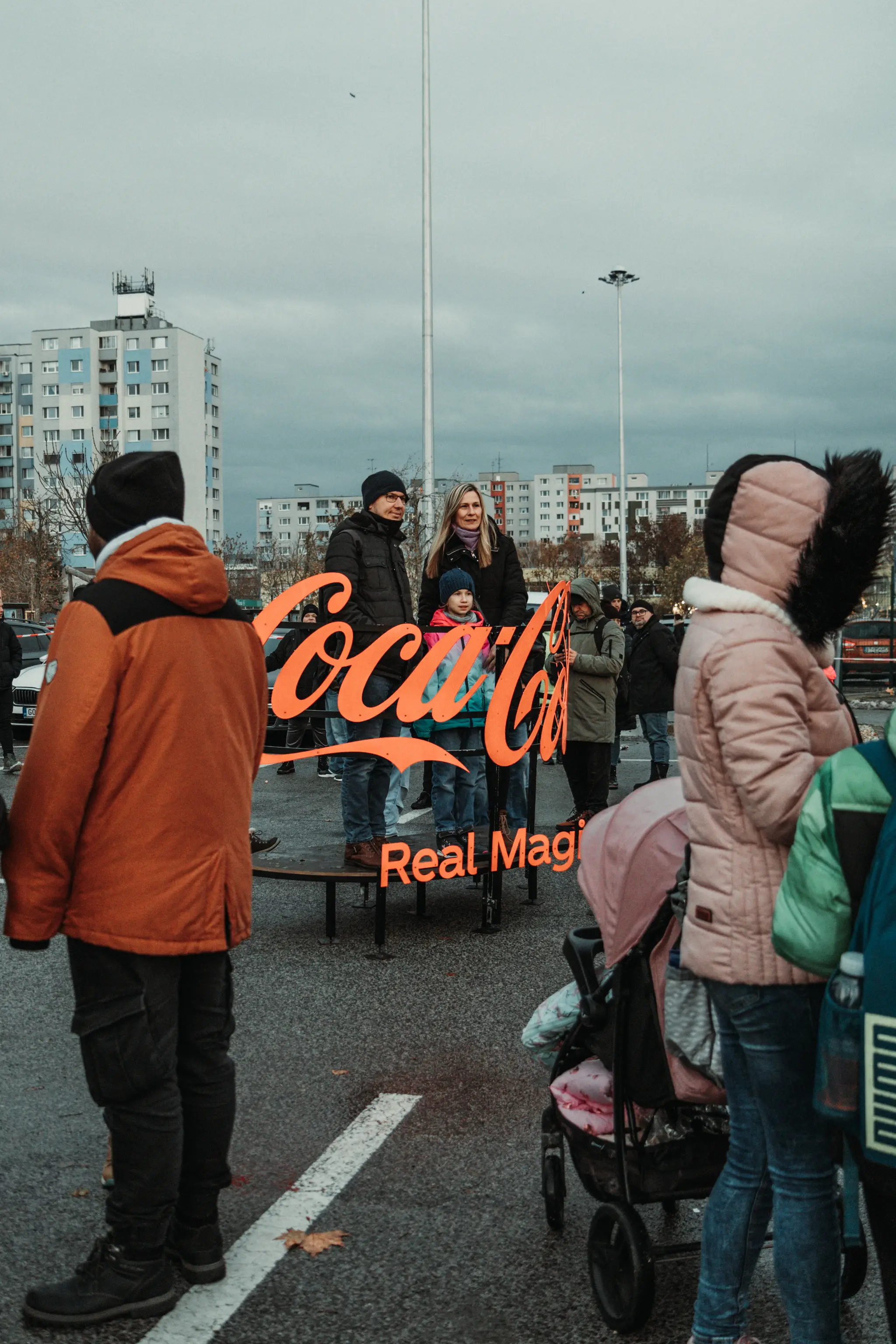 Coca-Cola Vianočný kamión v Bratislave