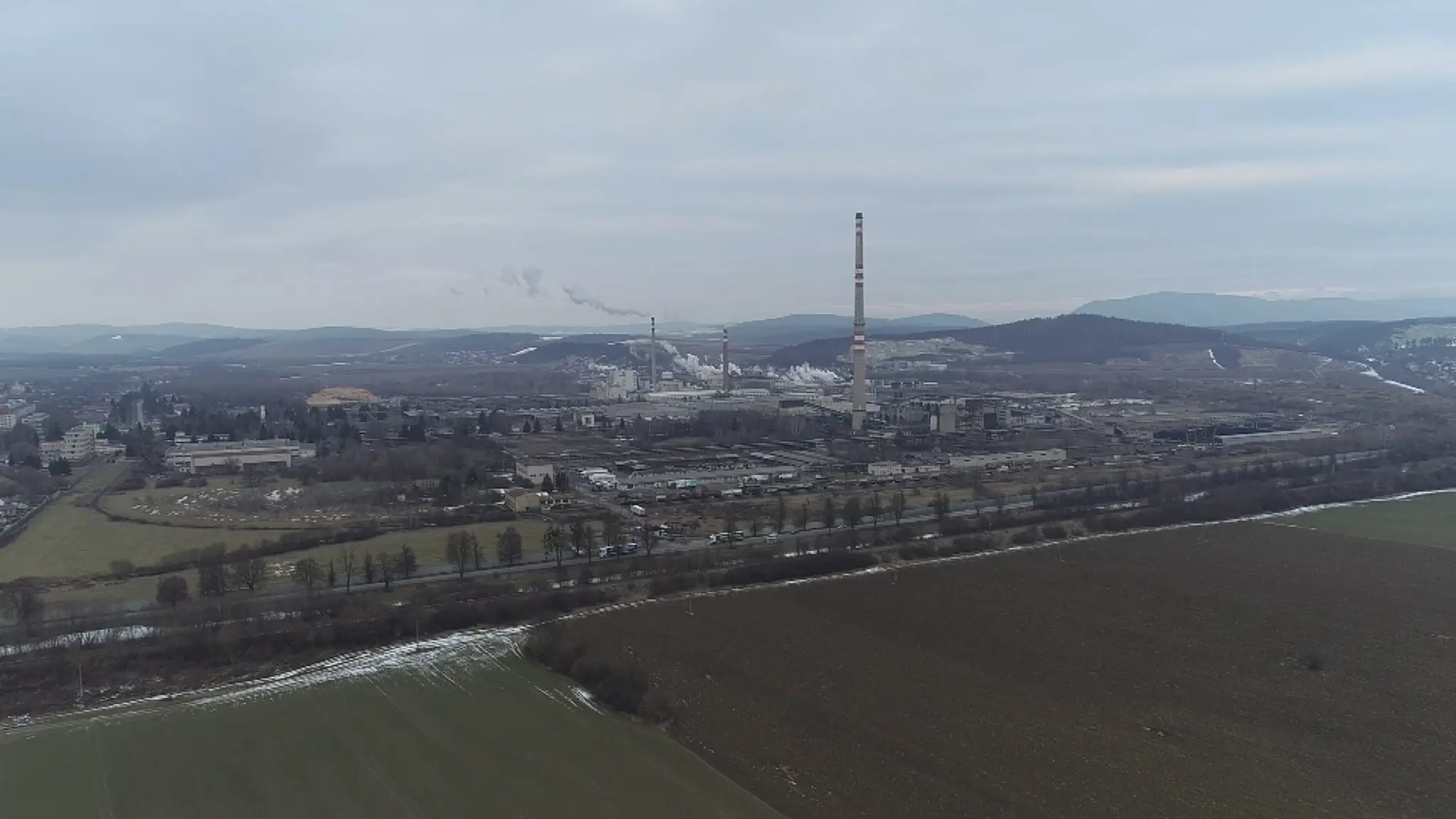 Fabrika Chemko v Strážskom.