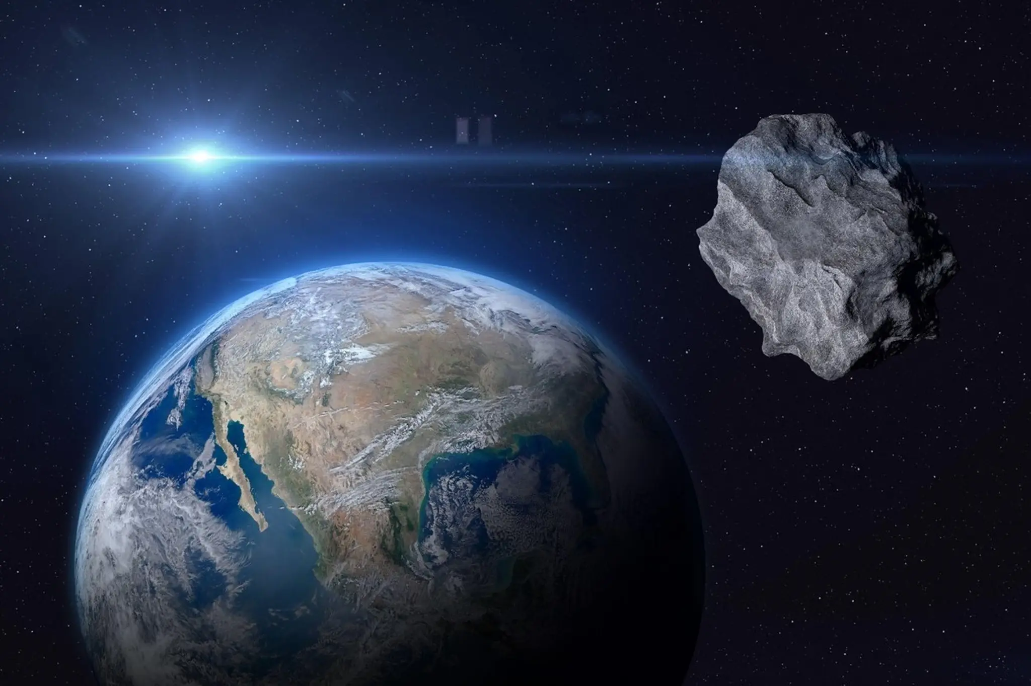 Asteroid - ilustračná snímka