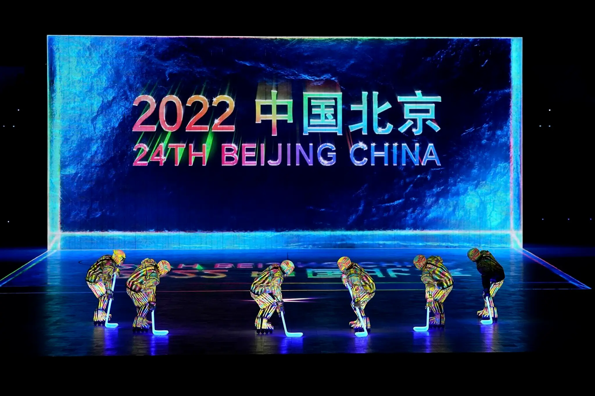 Otvárací ceremoniál 24. zimných olympijských hier v Pekingu.