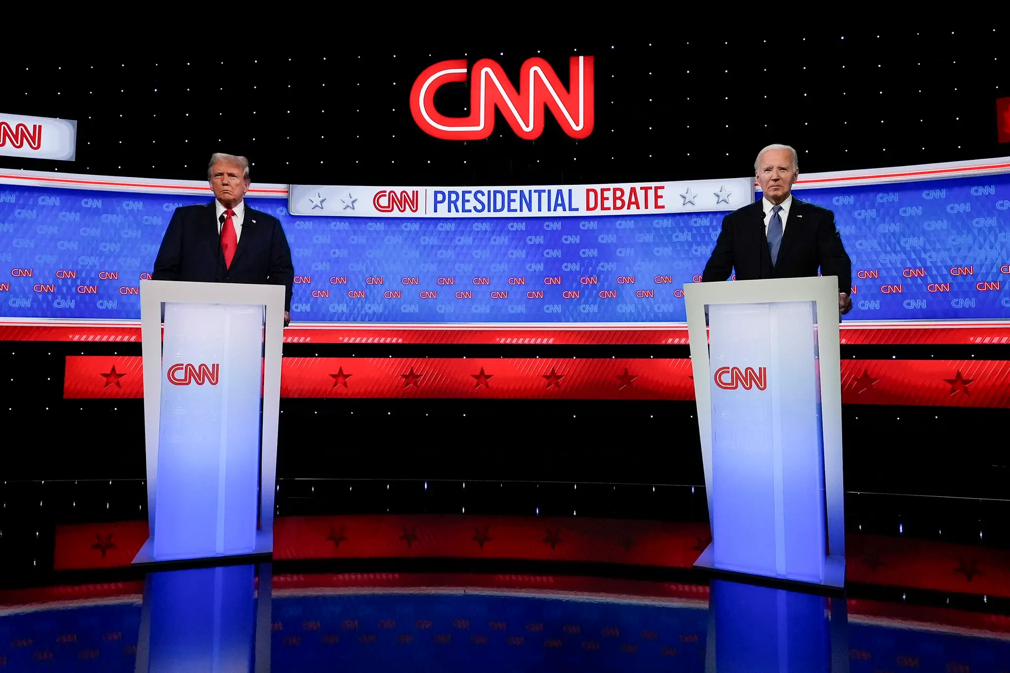 Sprava Joe Biden a Donald Trump.