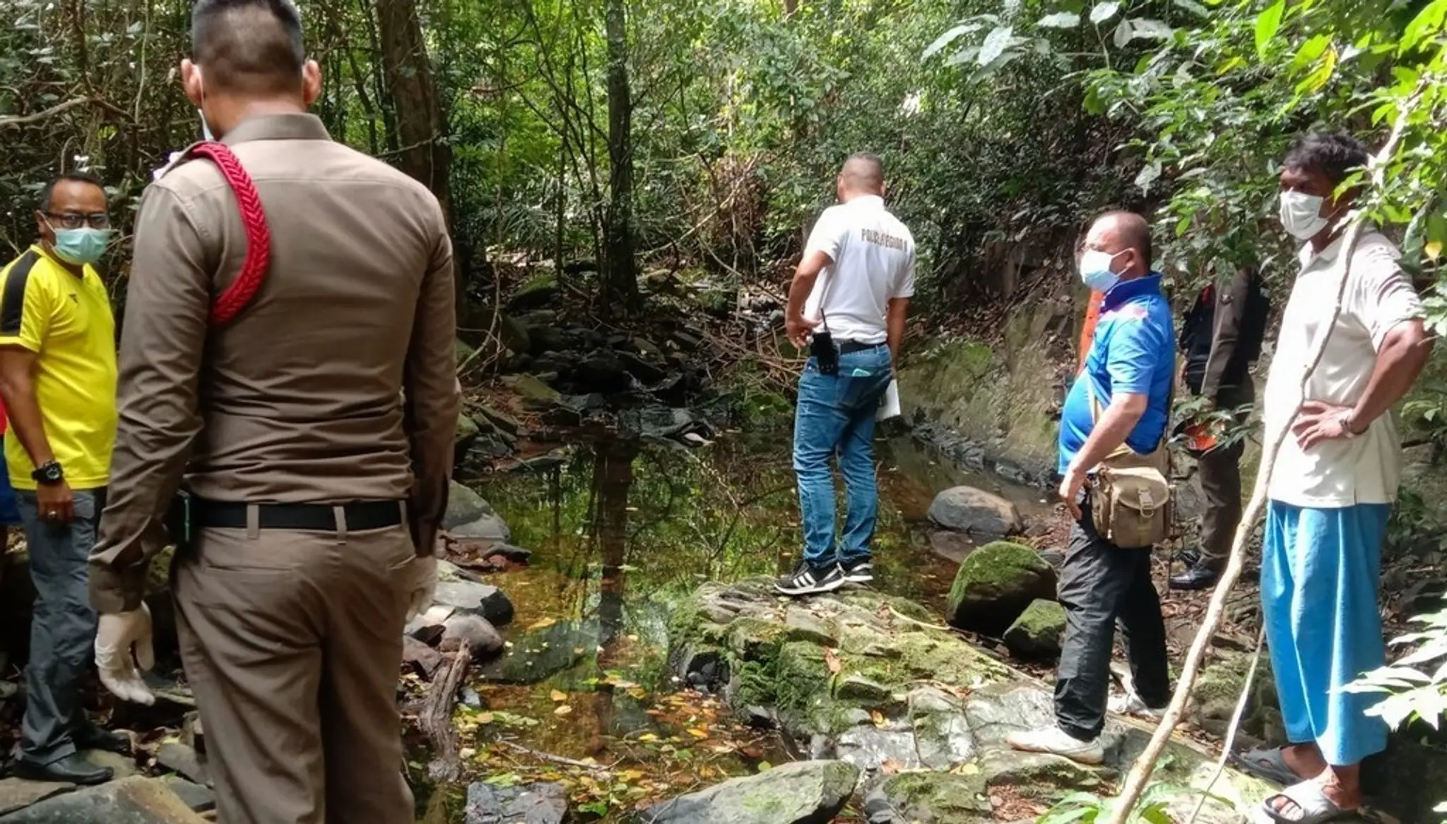Miesto, na ktorom objavili telo turistky.