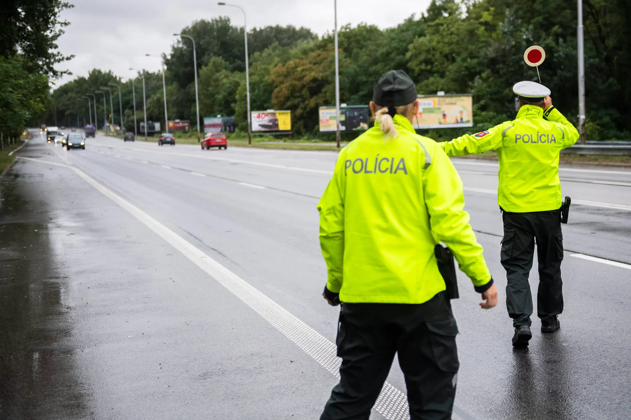 Policajná kontrola - ilustračná snímka
