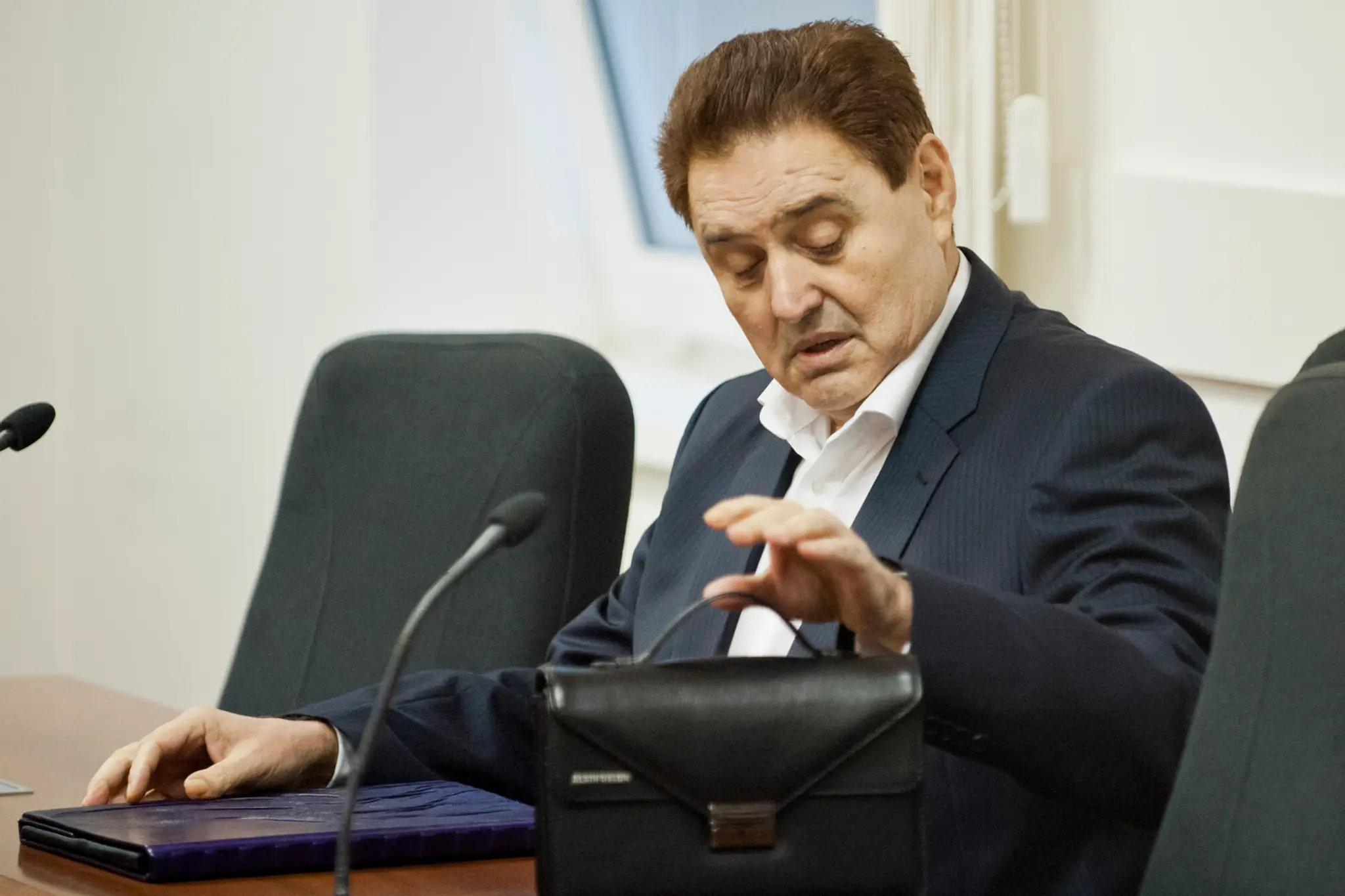 Jozef Majský na hlavnom pojednávaní v kauze tunelovania nebankových spoločností Horizont Slovakia a BMG Invest v roku 2015.