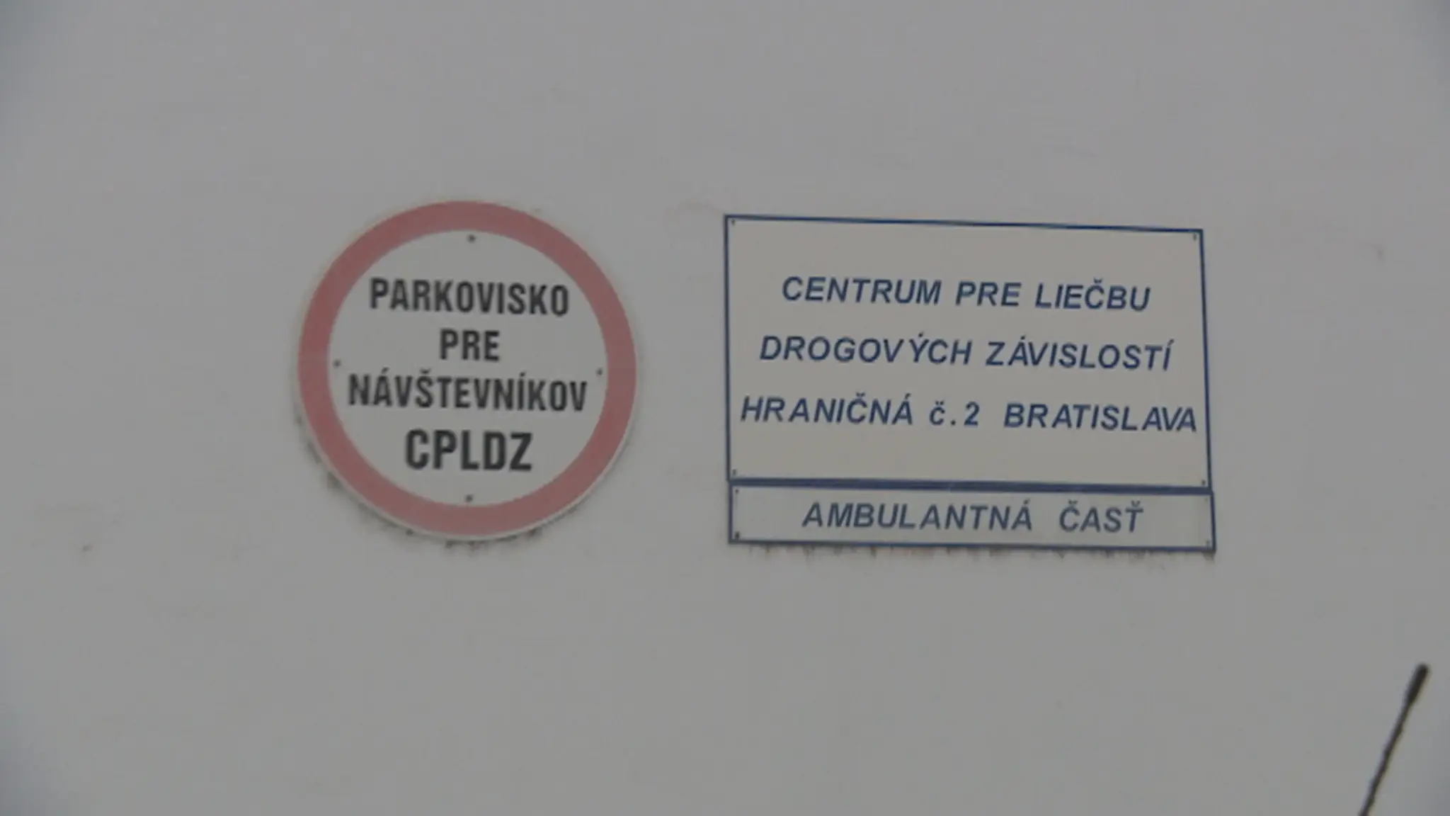 Centrum pre liečbu drogových závislostí.