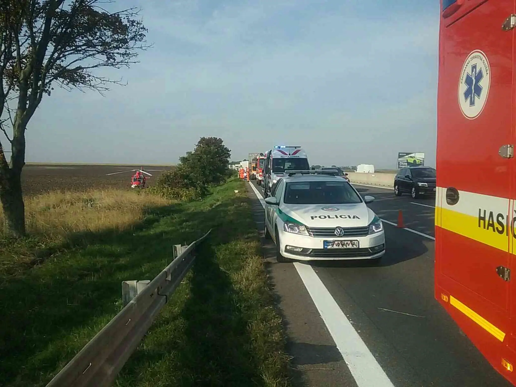 Tragická nehoda na diaľnici D1