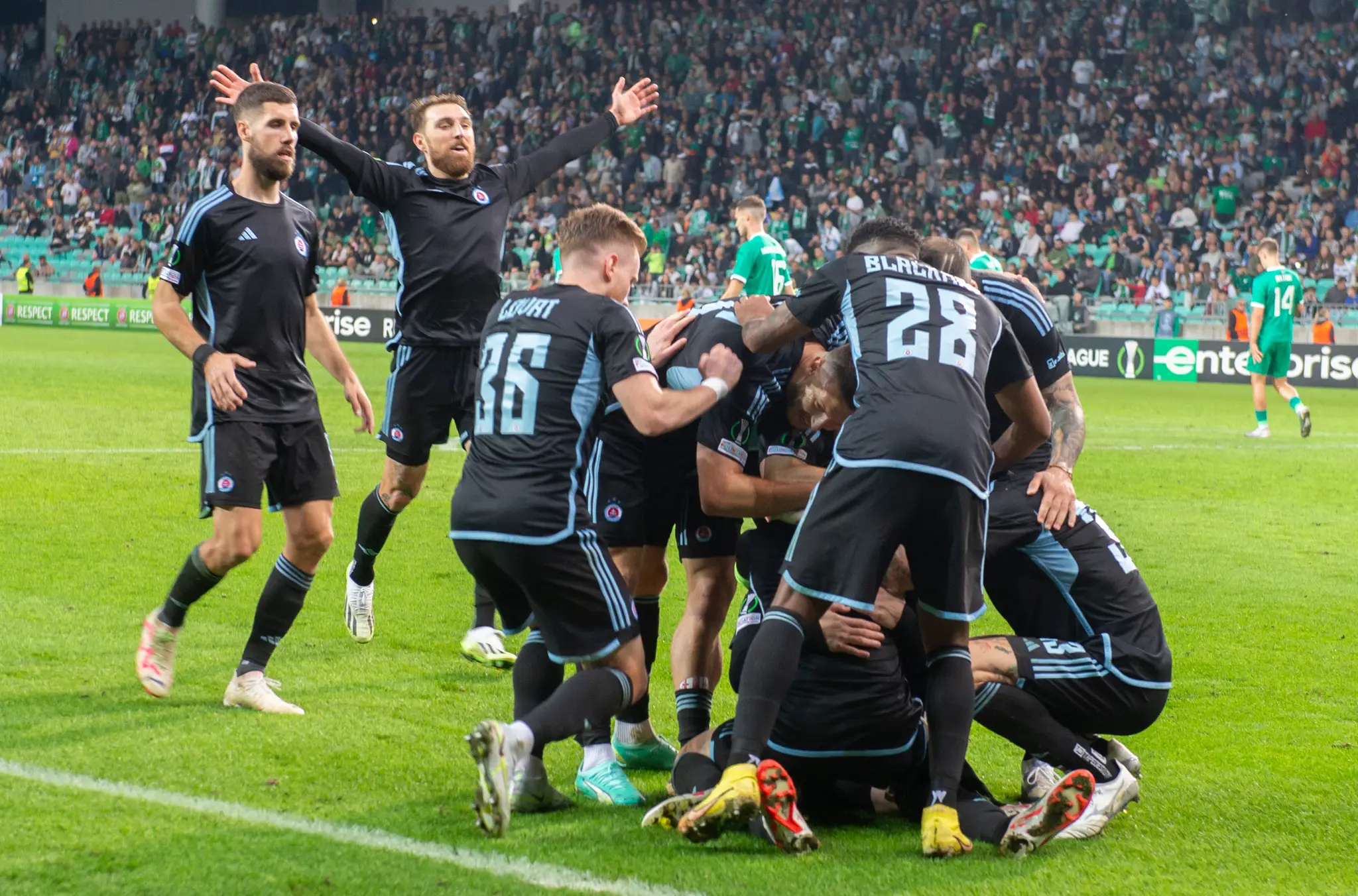 NK Olimpija Ľubľana - ŠK Slovan Bratislava.