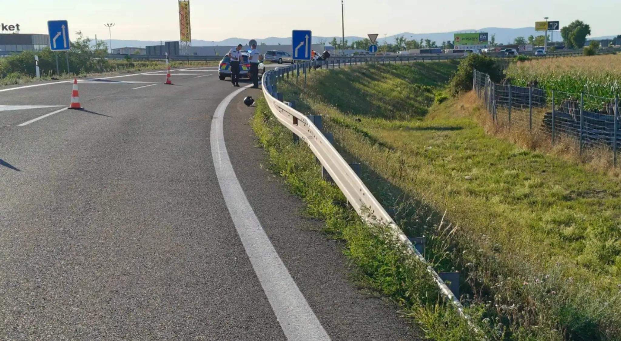 Tragická nehoda motorkára.