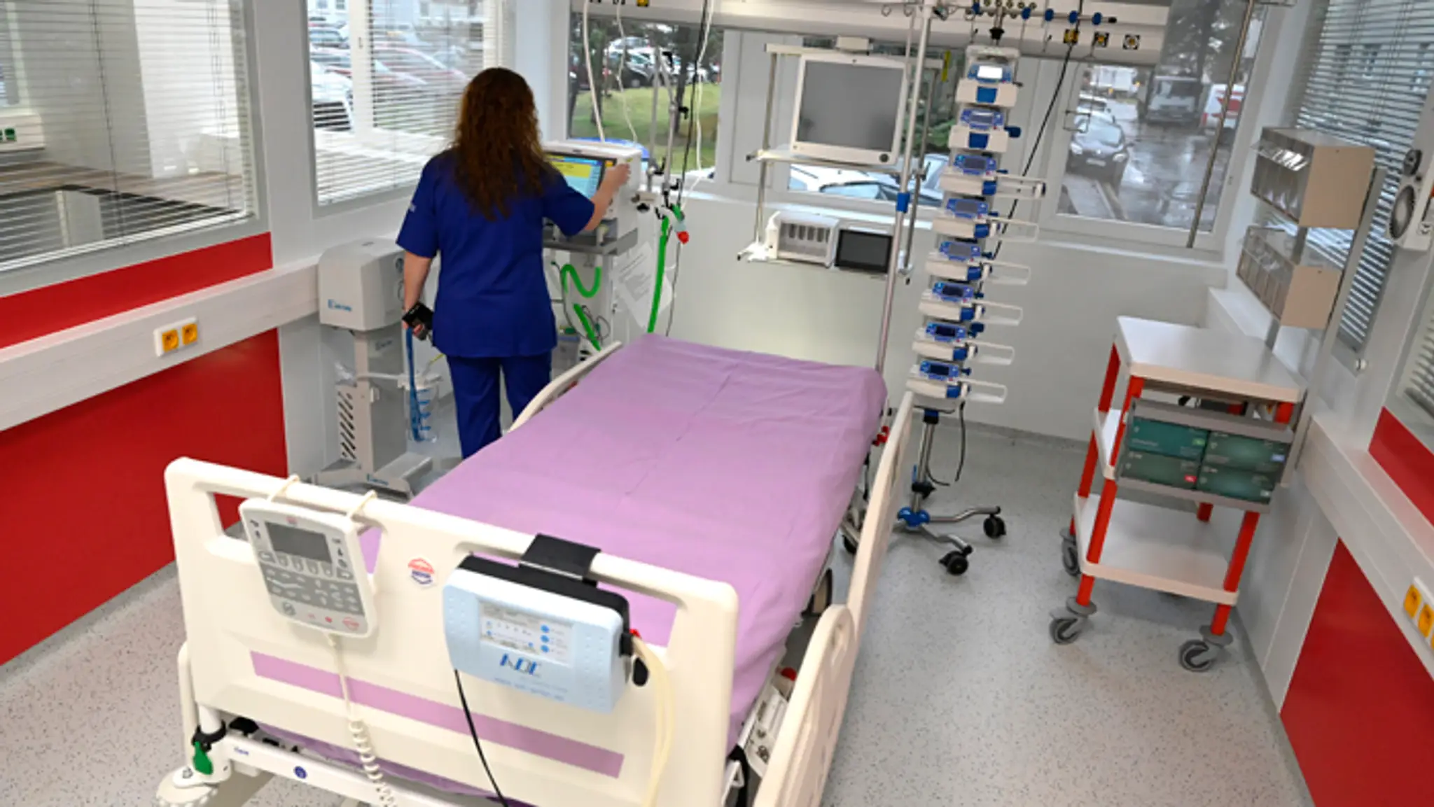 Zrekonštruované oddelenia Anestéziológie a intenzívnej medicíny v Trenčíne.