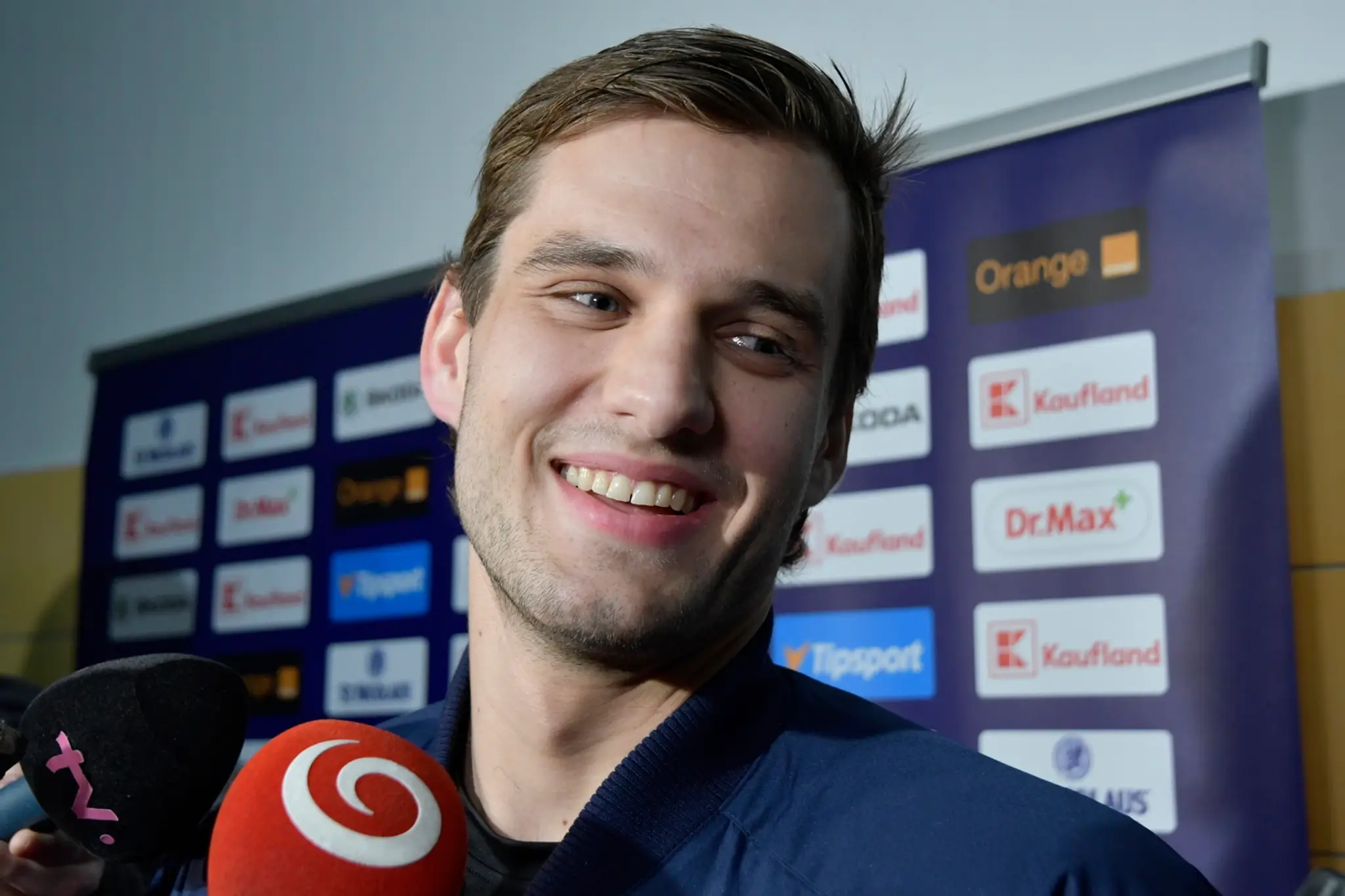 Obranca Christián Jaroš na zraze reprezentácie počas prípravy pred MS.