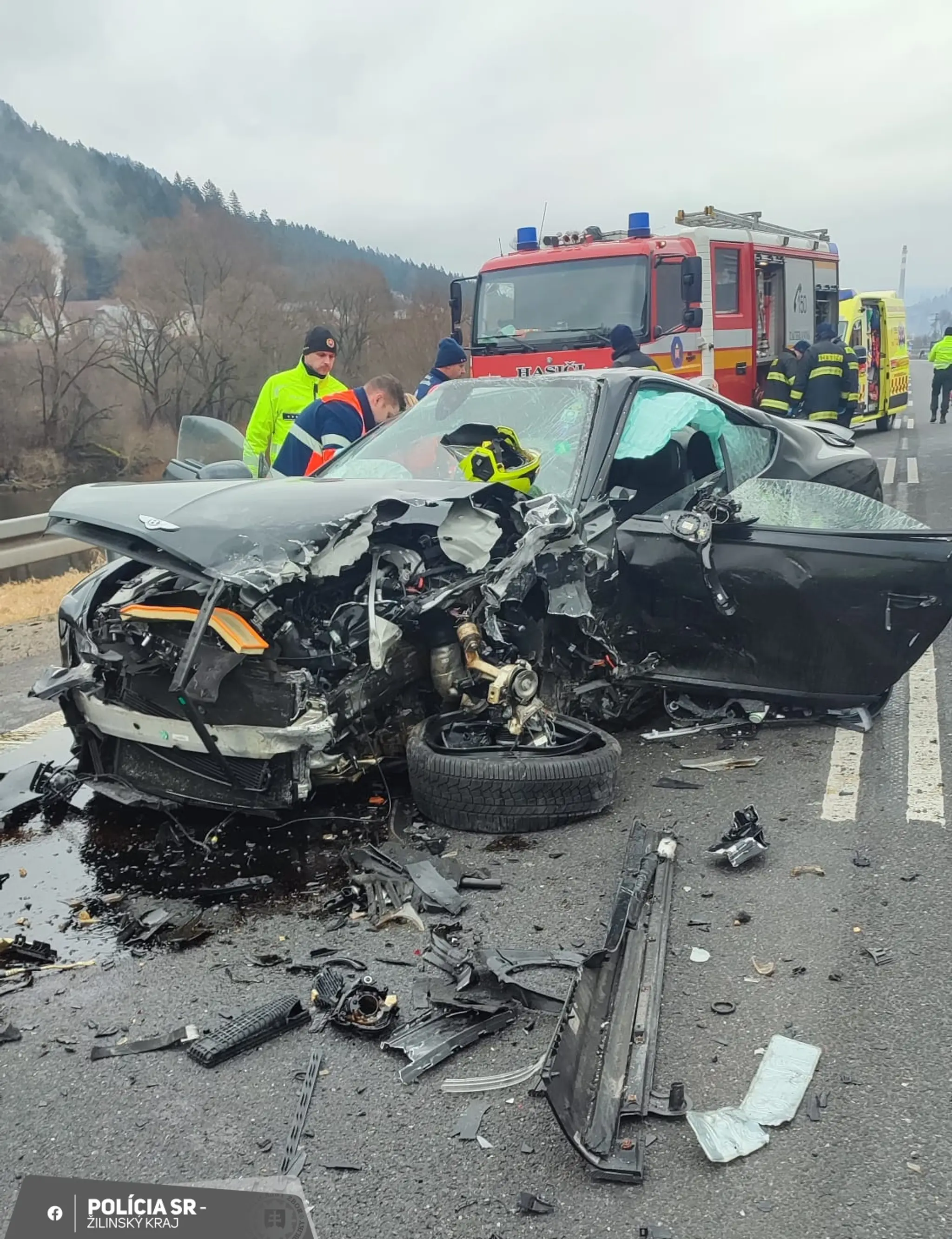 Nehoda pred Ružomberkom.