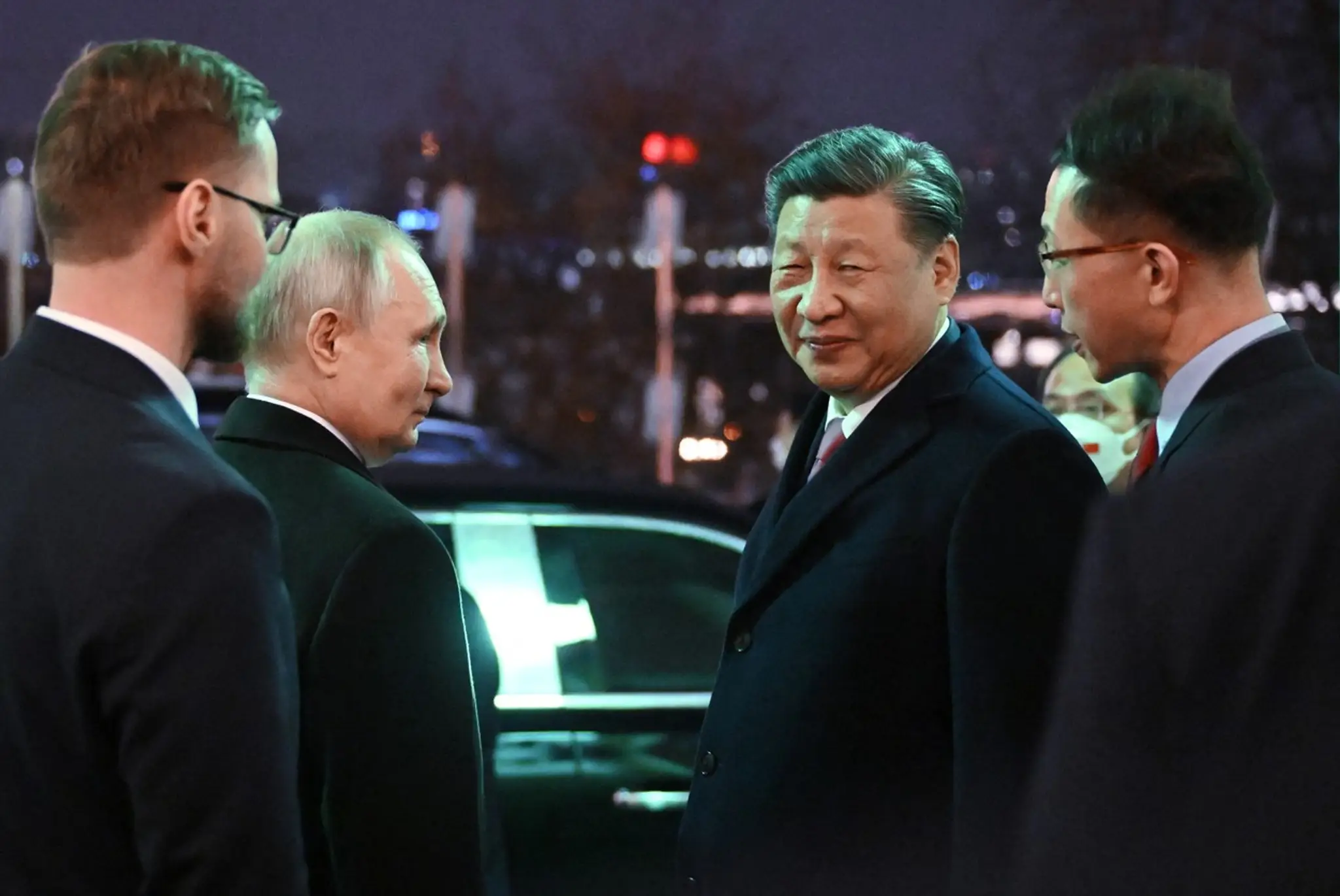 Vladimir Putin a Si Ťin-pching.