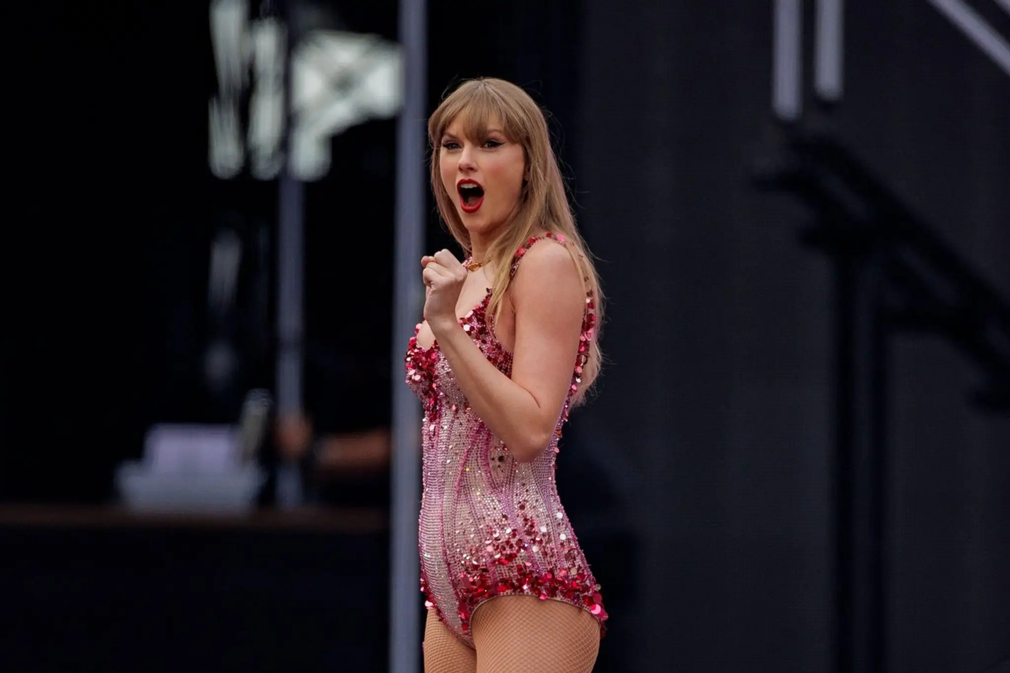 Taylor Swift počas turné v Dubline
