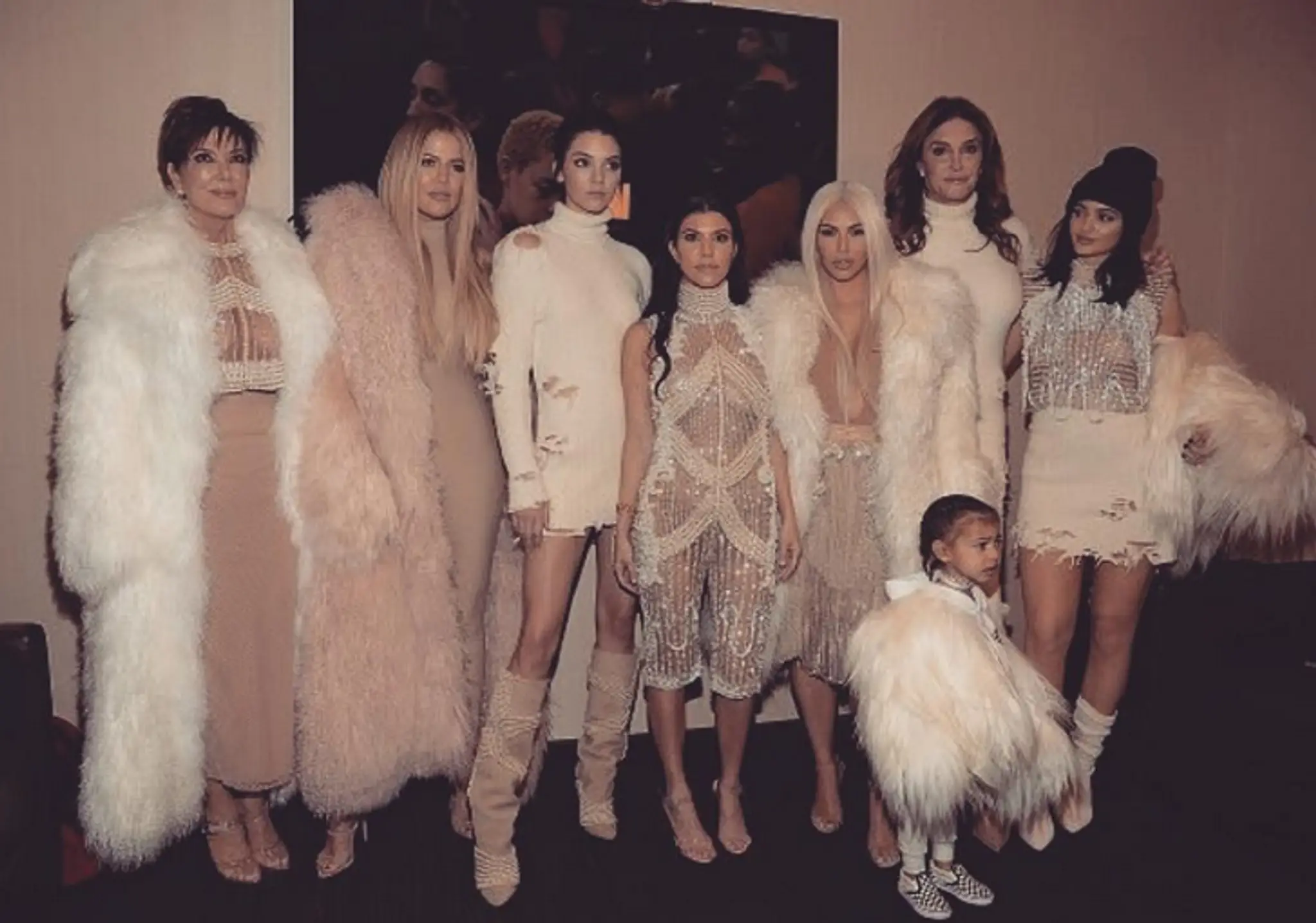 Kardashianky od najstaršej po najmladšiu. 