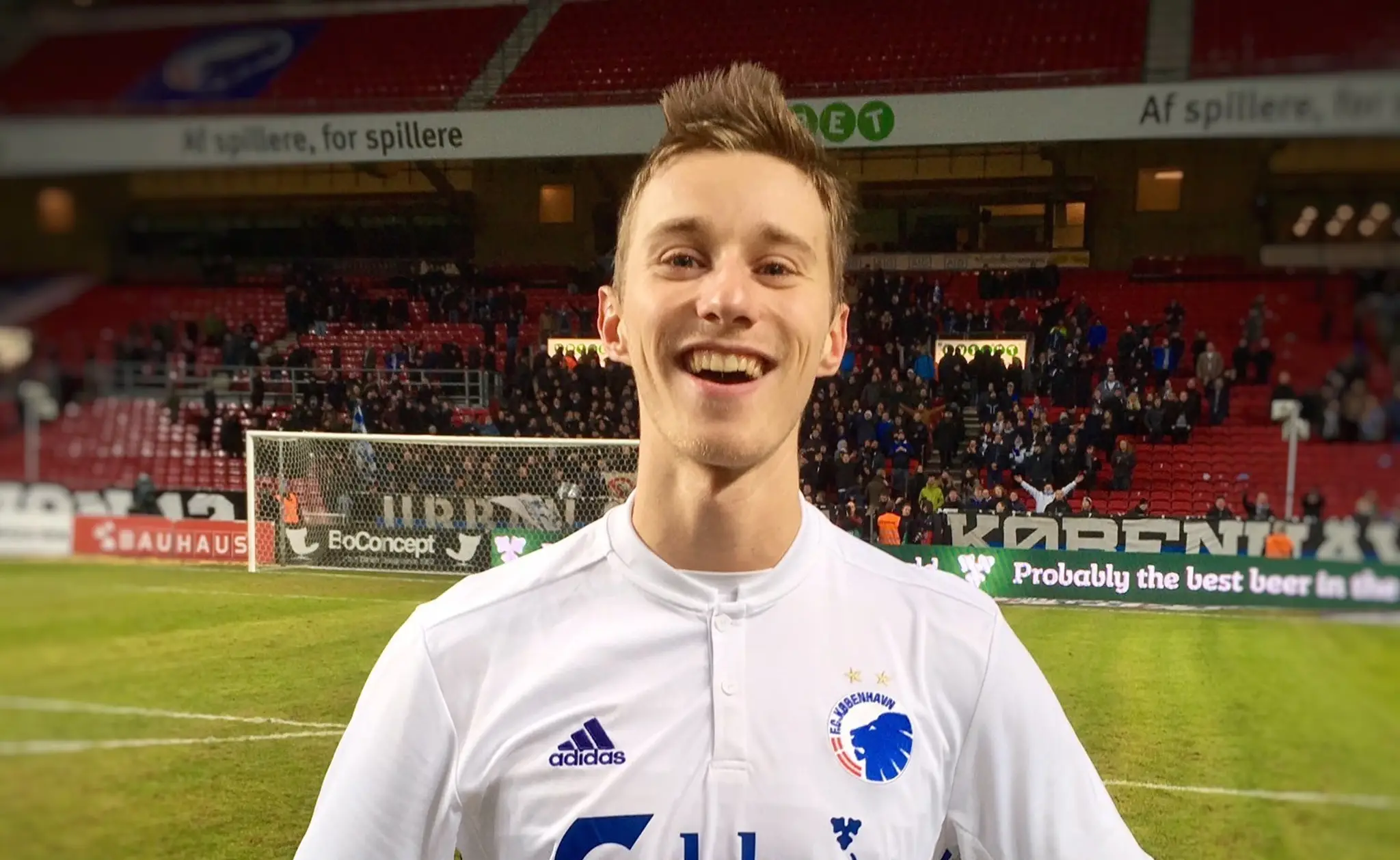 Ján Greguš v drese FC Kodaň.