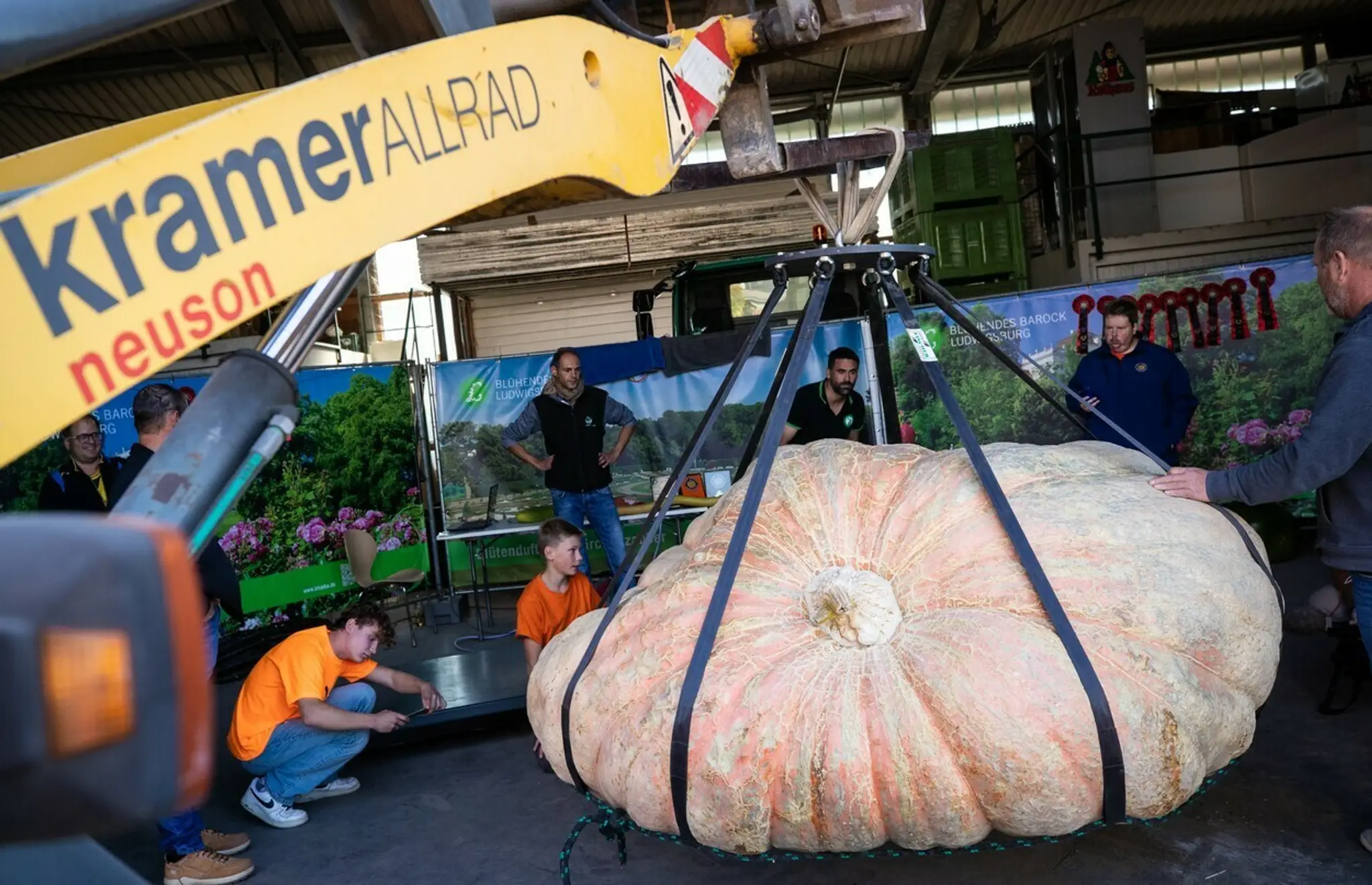 Gigantická tekvica talianskeho farmára.