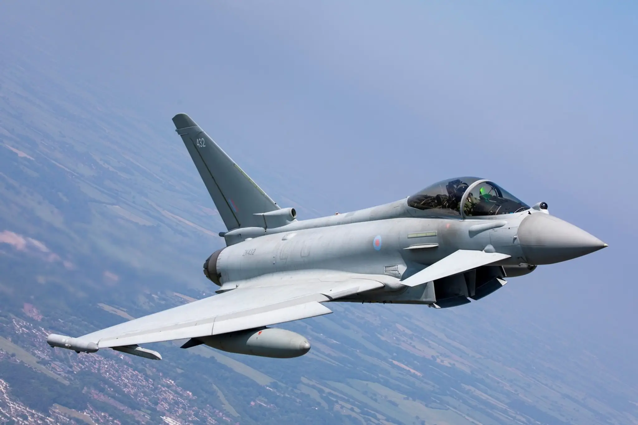 Stíhačka Typhoon - ilustračné foto.