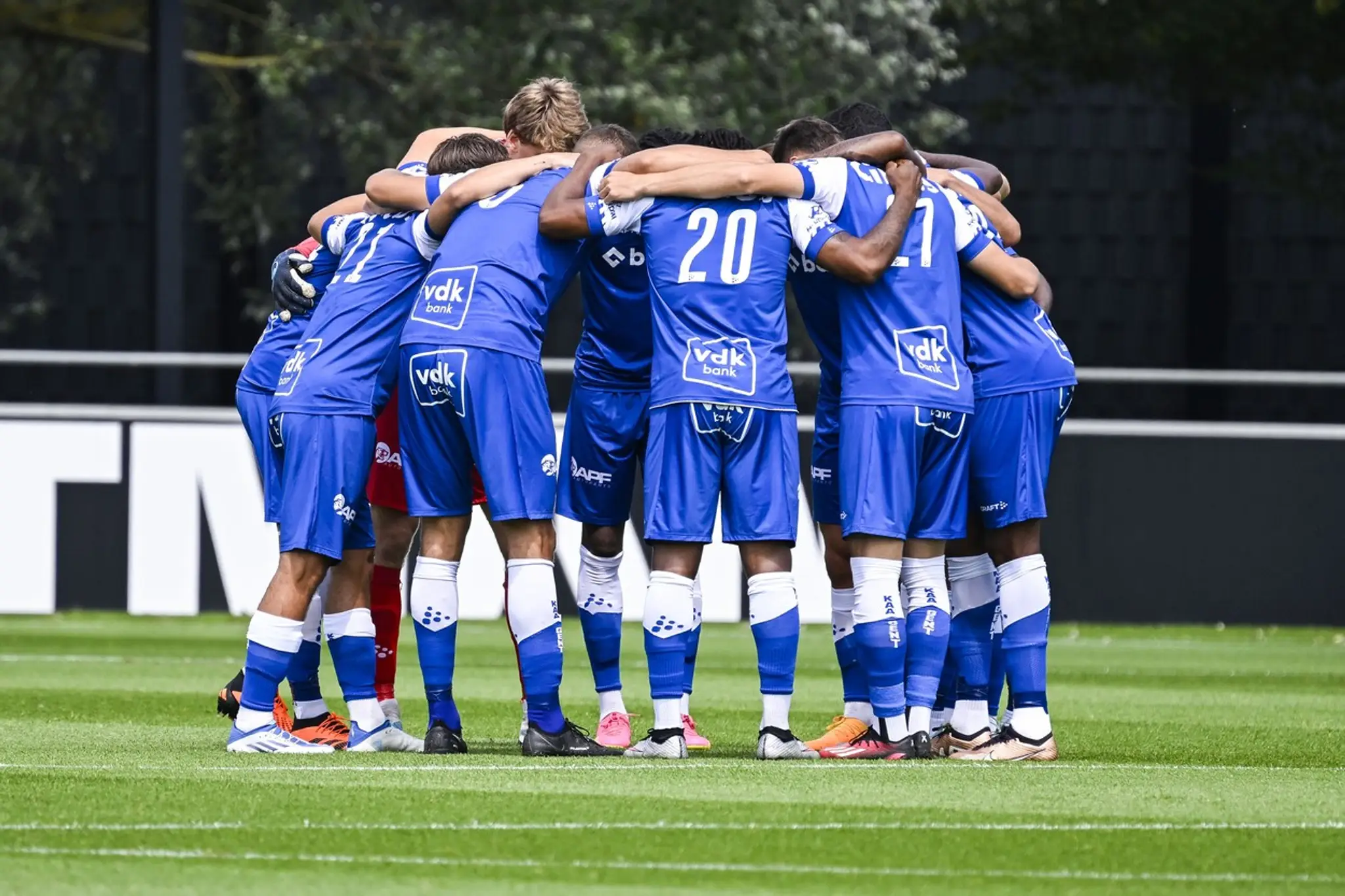 Hráči belgického KAA Gent.
