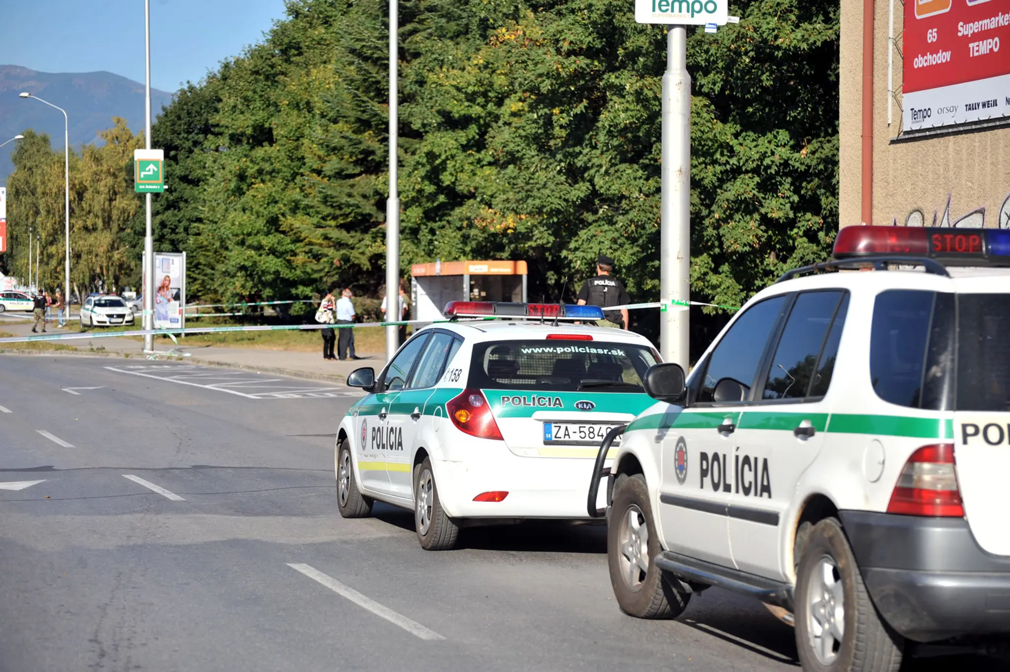 Policajné auto - ilustračná foto