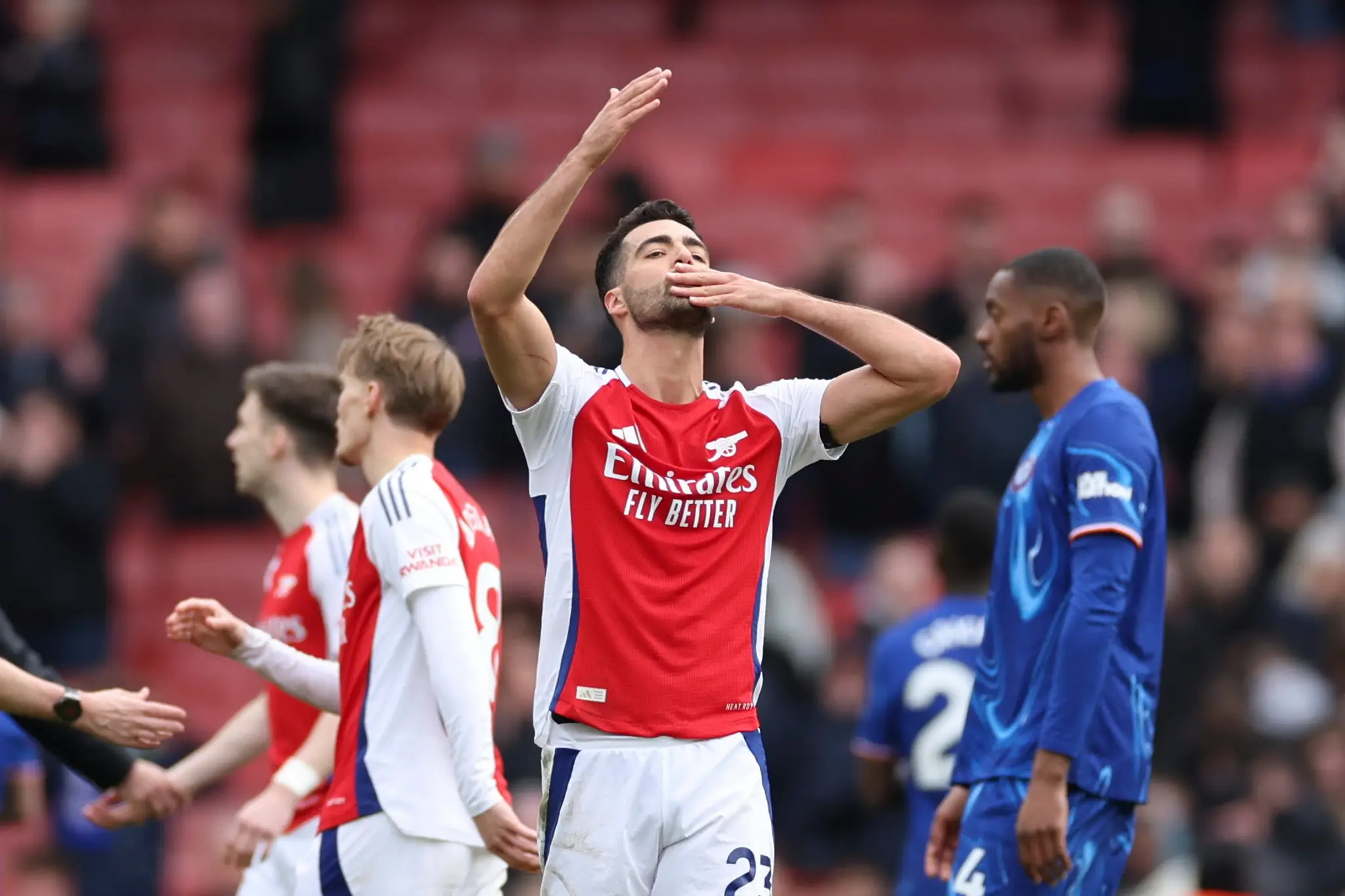 O výhre Arsenalu rozhodol Mikel Merino.