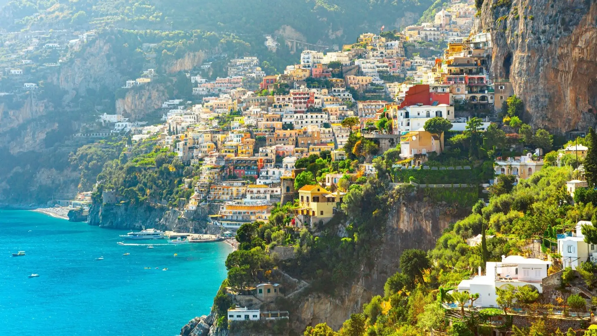 Talianske pobrežné mesto Positano 