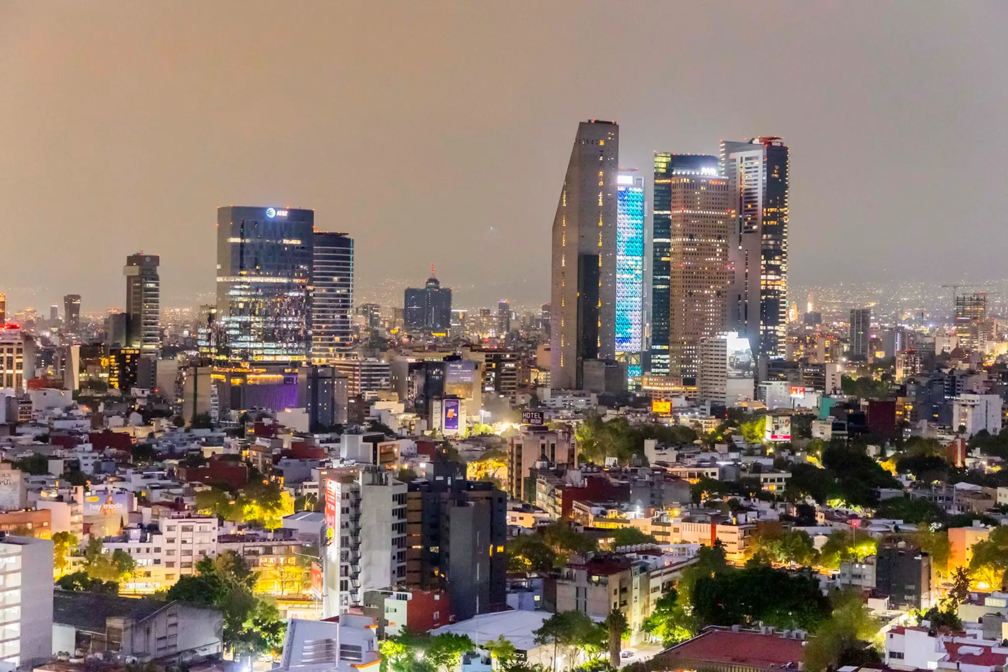 Obchodné centrum Mexico City.