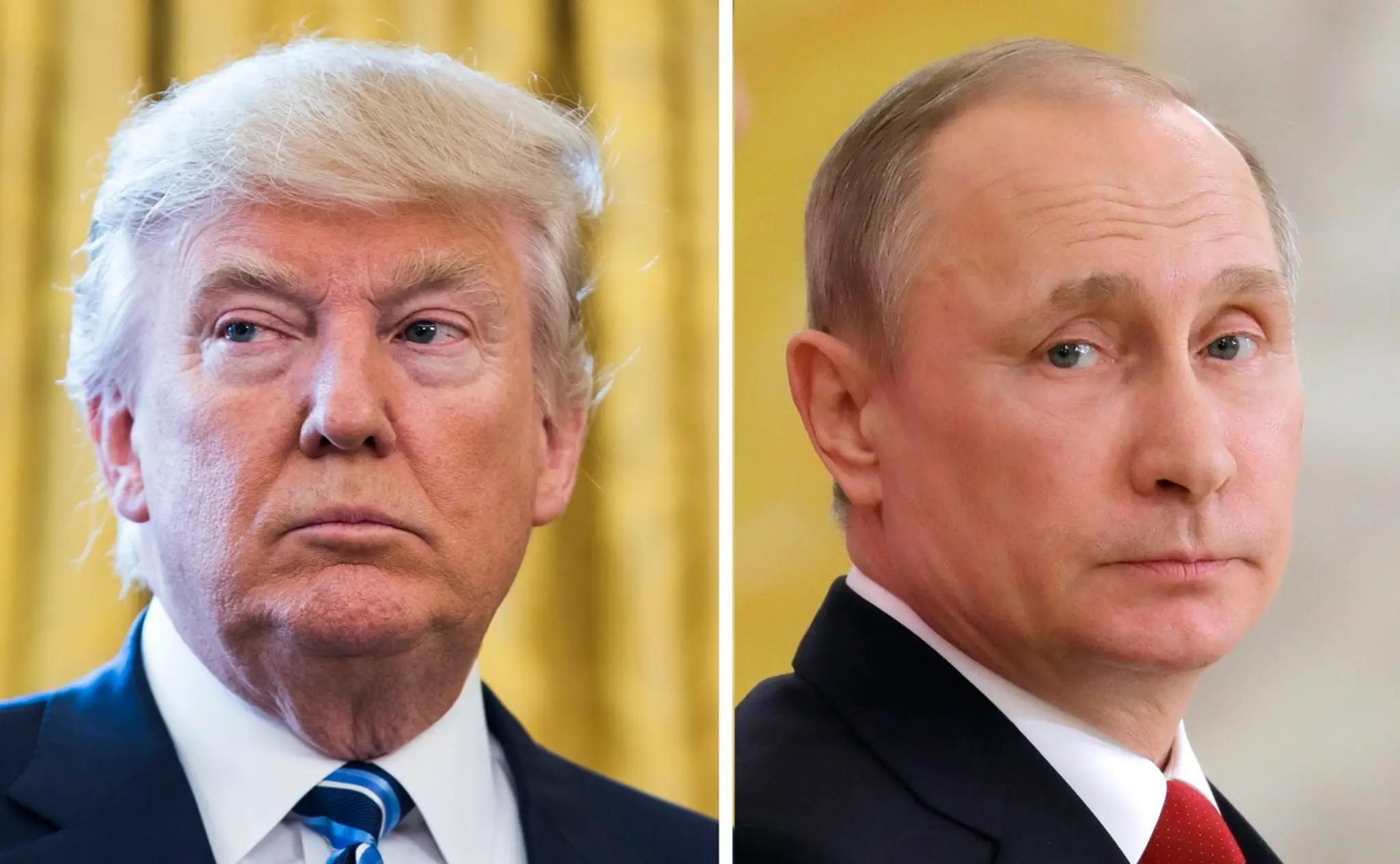 Donald Trump a Vladimir Putin.