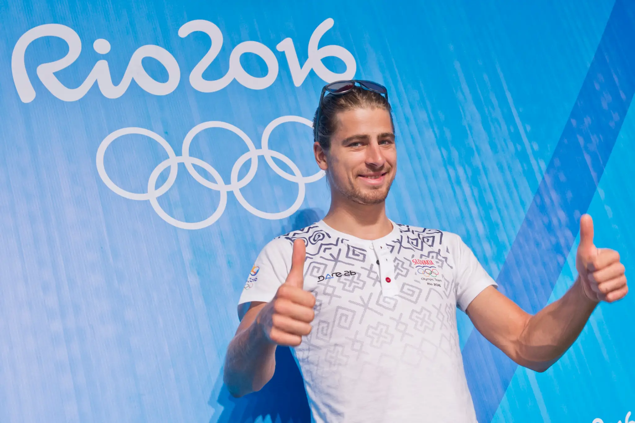 Usmiaty Peter Sagan už v brazílskom Riu.
