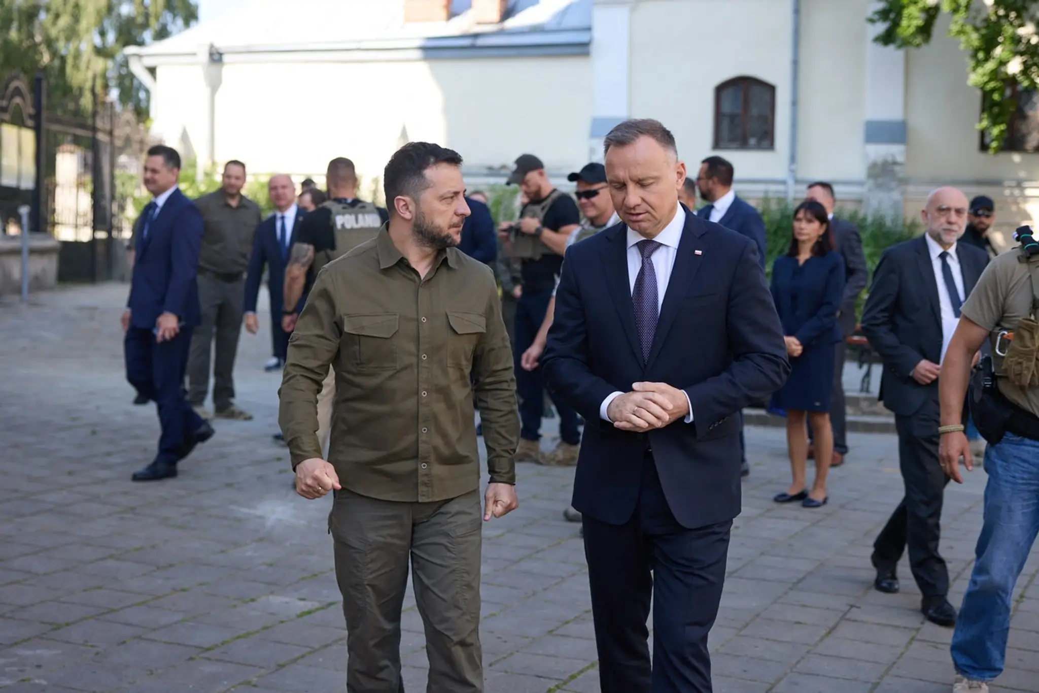 Volodymyr Zelenskyj a Andrzej Duda