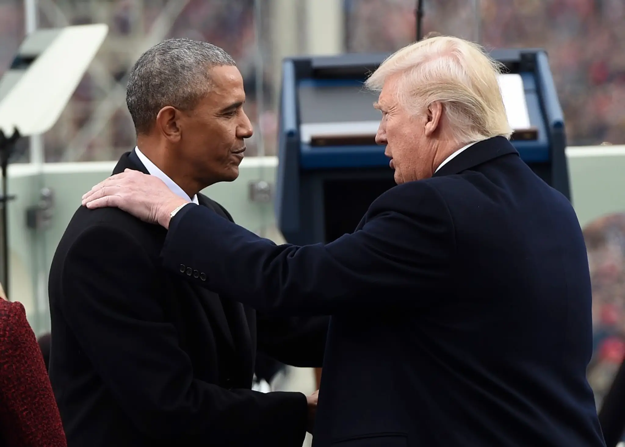 Barack Obama a Donald Trump.