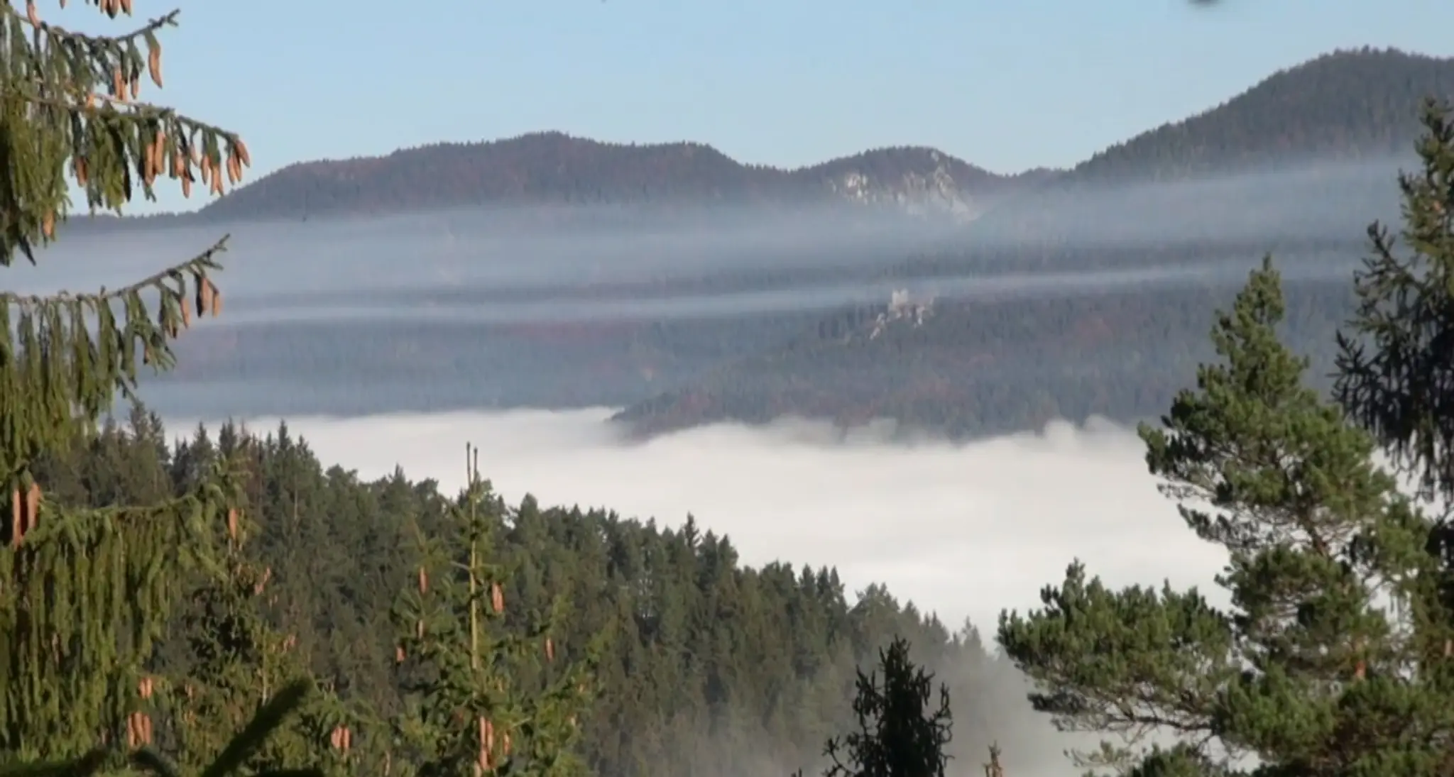 Hmla nad Ružomberkom.