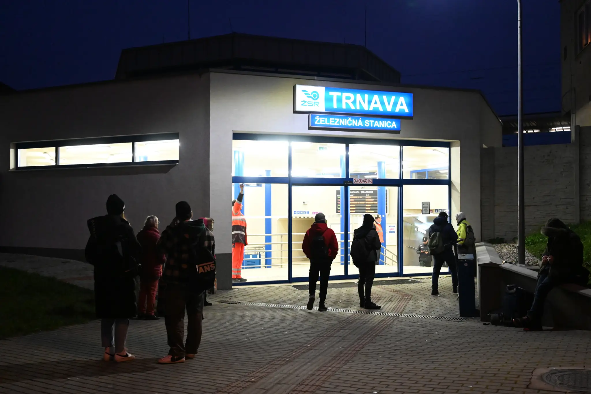 železničná stanica v Trnave - ilustračná snímka