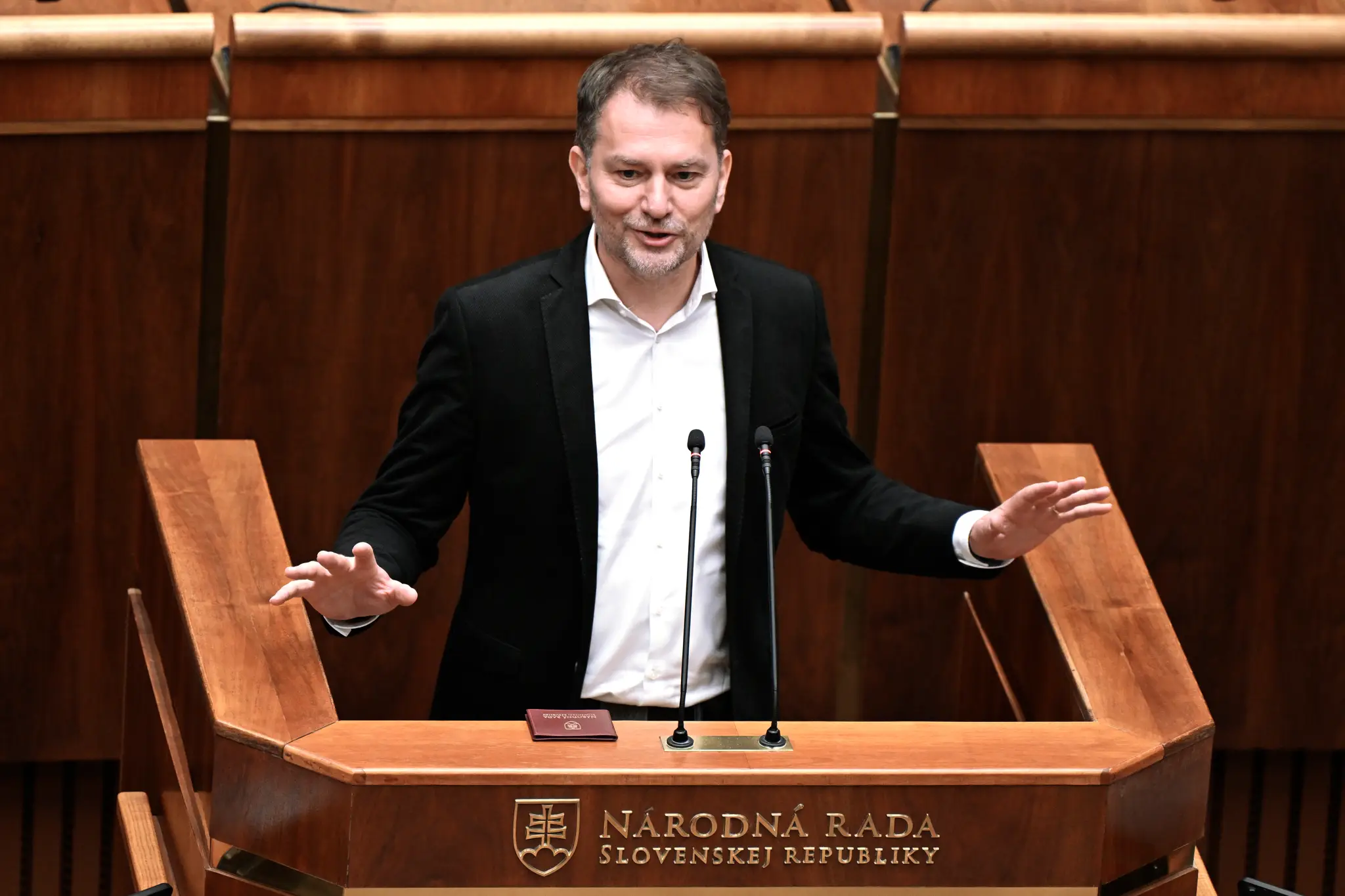 Na snímke opozičný poslanec Igor Matovič (hnutia Slovensko).