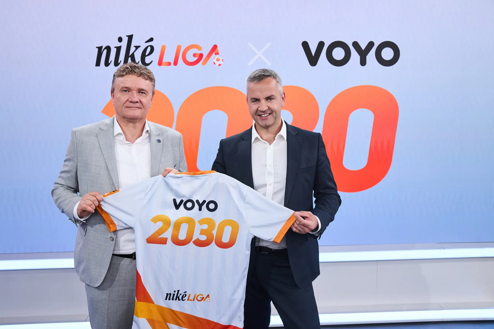Generálny riaditeľ Markízy Peter Gažík a riaditeľ ÚLK Ivan Kozák.