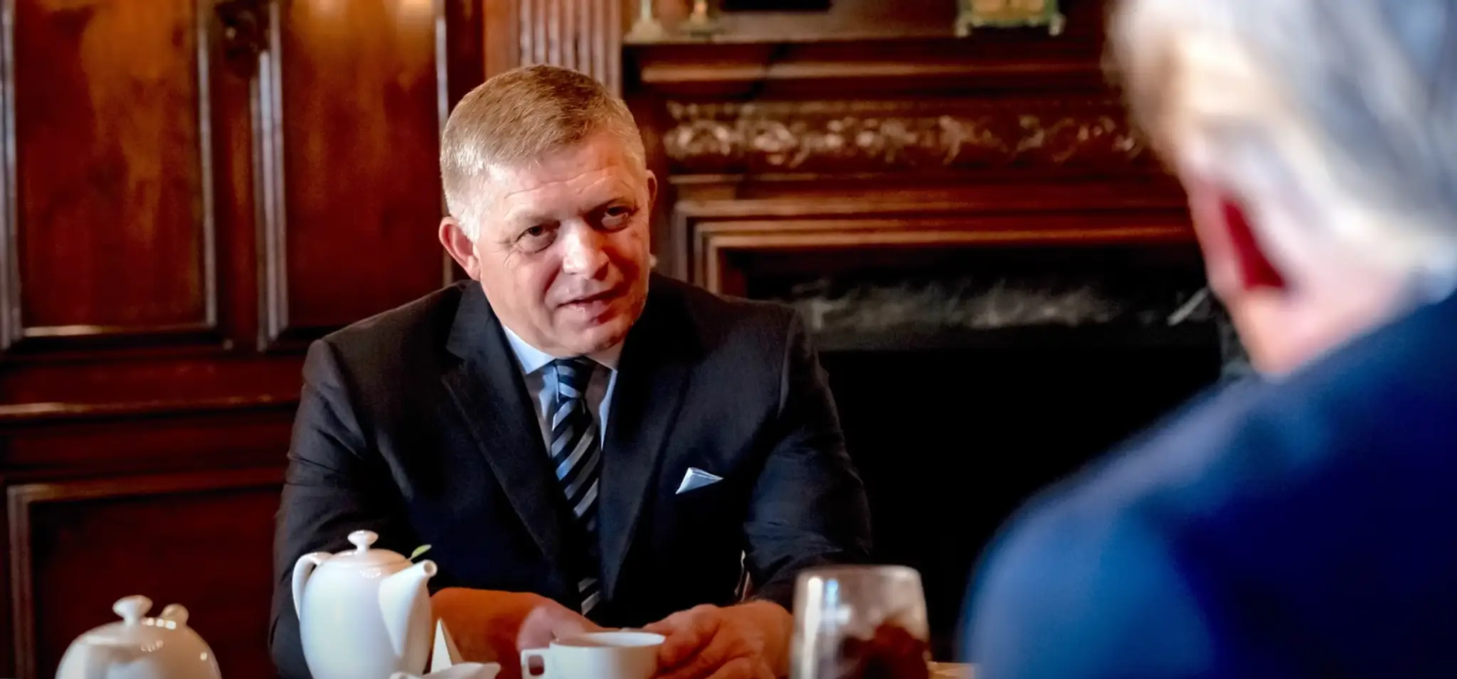 Robert Fico sa stretol s Donaldom Trumpom na Floride v USA