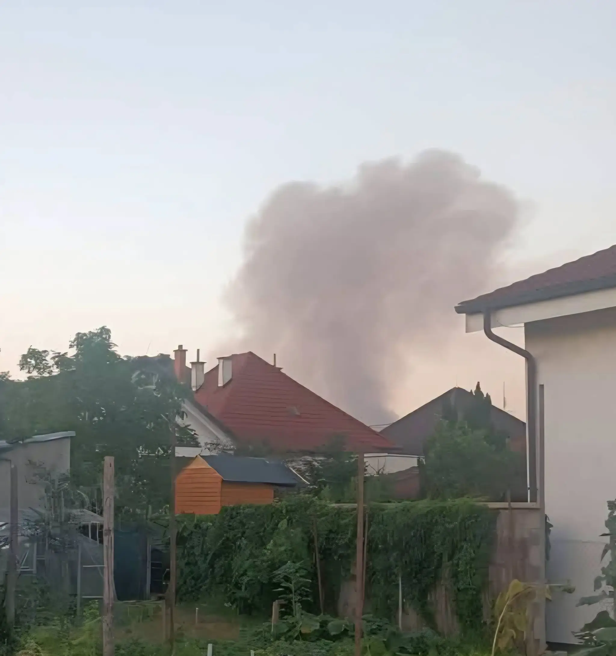 Požiar na základni Malacky-Kuchyňa