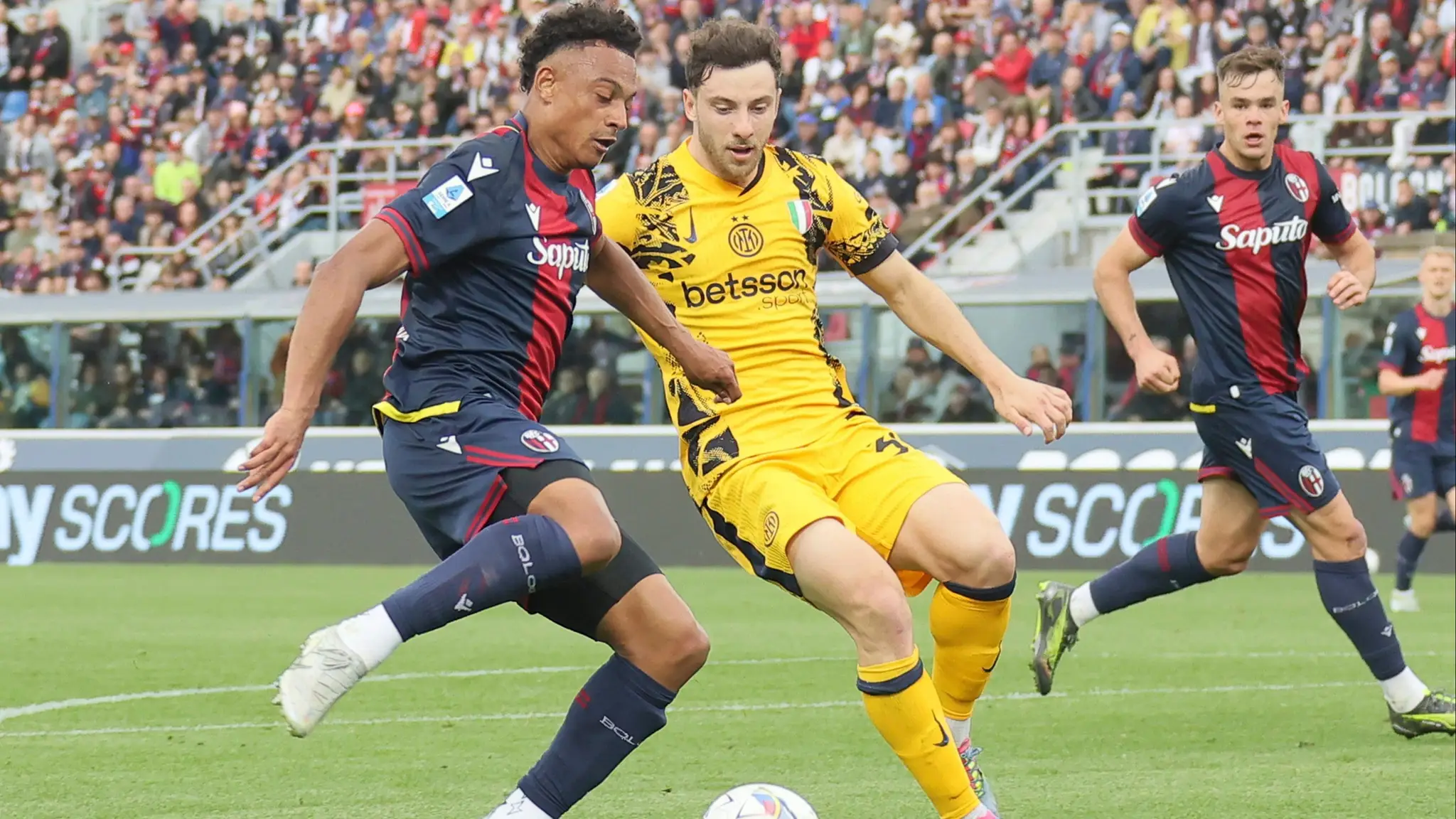 Futbalisti Interu Miláno nestačili na Bolognu. (cropped)