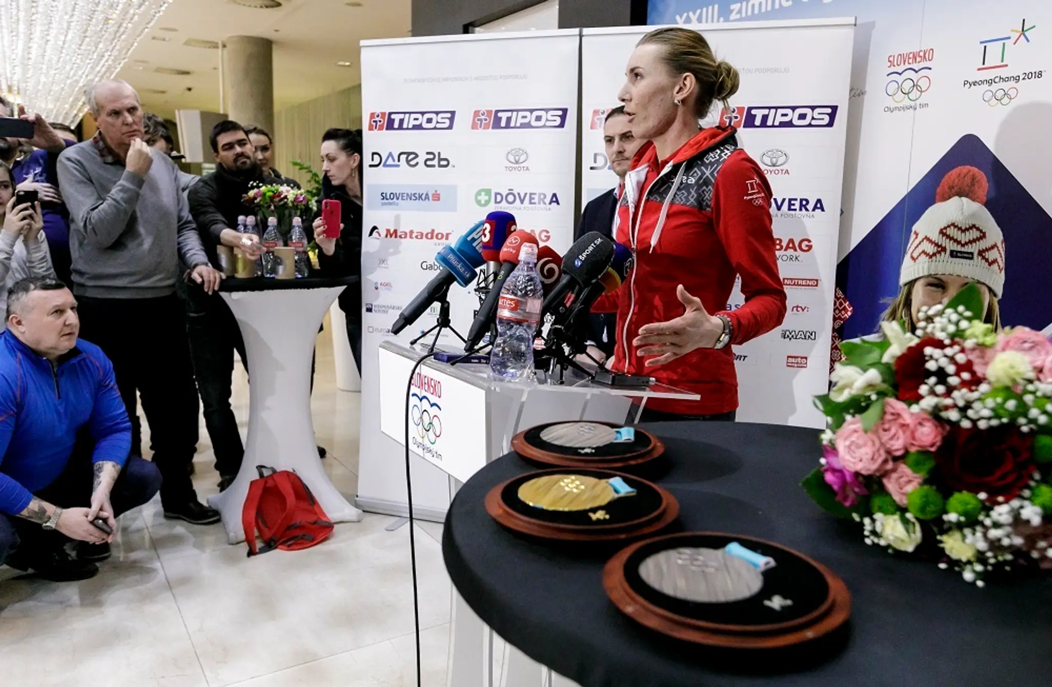 Anastasia Kuzminová po návrate na Slovensko.