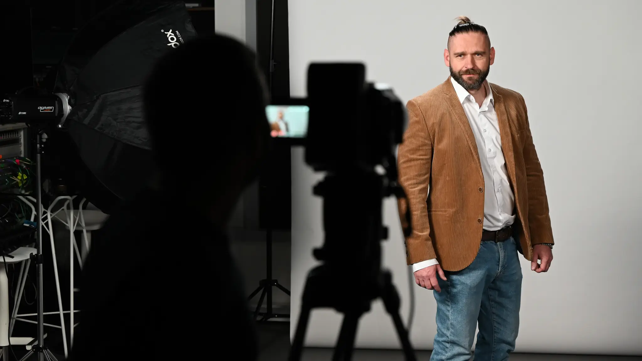 Media day s prezidentskými kandidátmi.